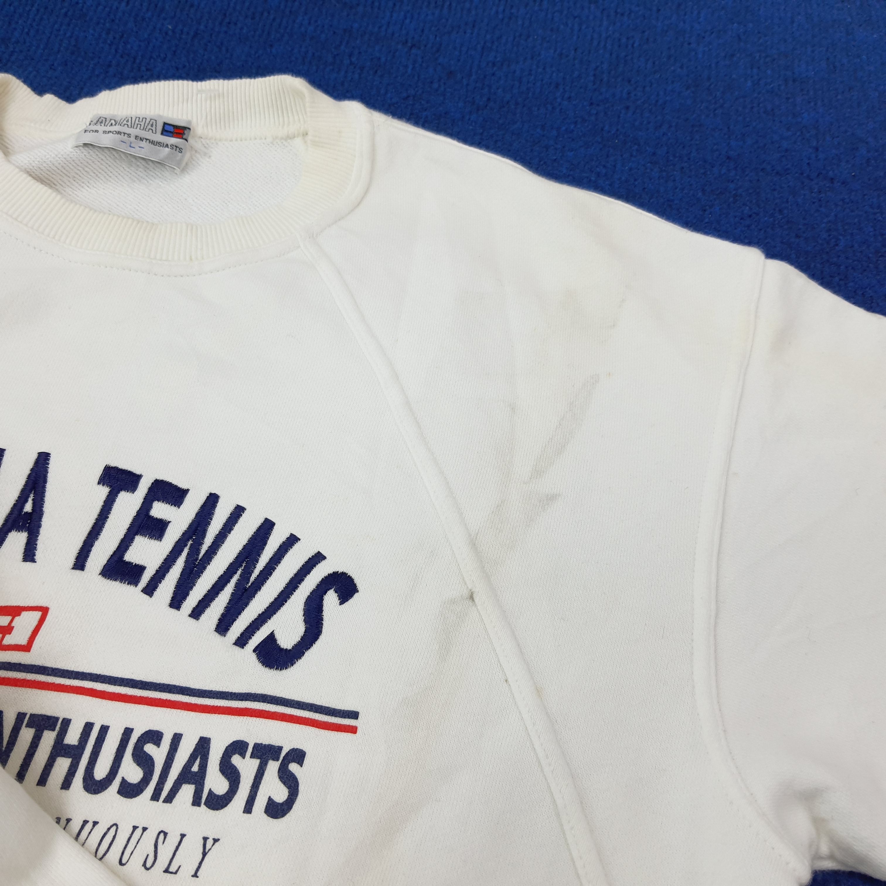 Yamaha Vintage YAMAHA Tennis Sports Japan Brand Sweatshirt C226N7 Size US M / EU 48-50 / 2 - 10 Thumbnail