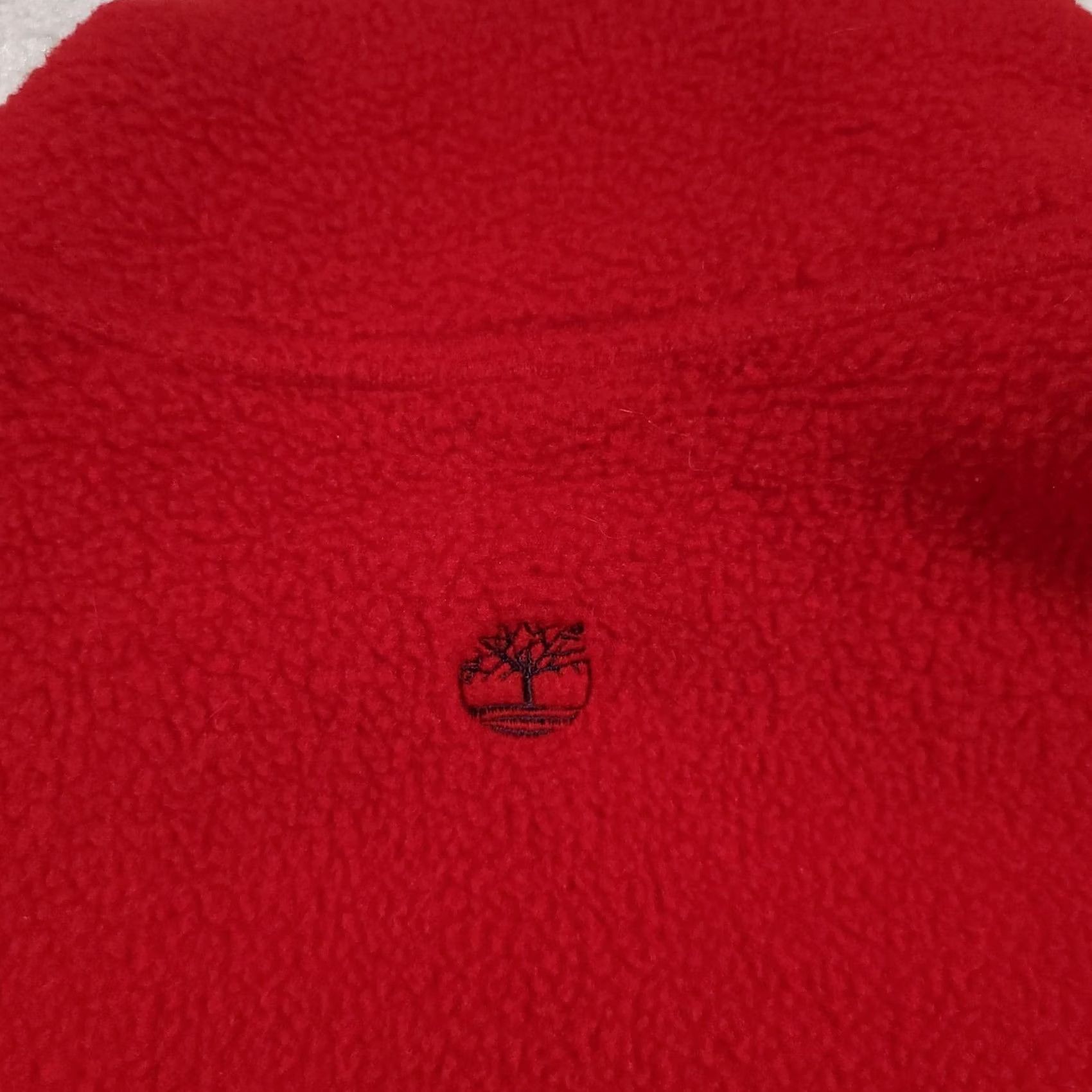 Timberland VINTAGE Timberland Weather Gear Jacket Fleece Mens L Red 1/4 Snap USA Made Size US L / EU 52-54 / 3 - 4 Thumbnail
