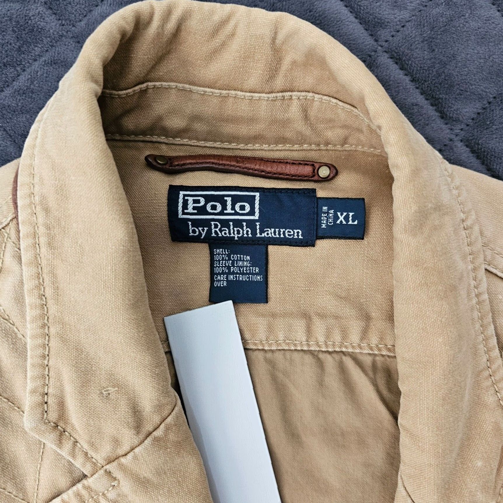 Polo Ralph Lauren Polo Ralph Lauren Field Jacket Size XL Canvas Leather Trim Sportsman Half Belt Size US XL / EU 56 / 4 - 2 Thumbnail