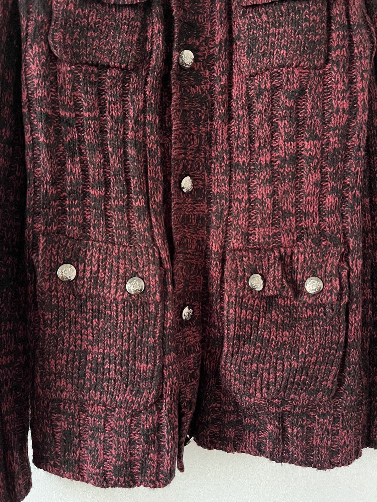 Japanese Brand Japanese ROBBLE Gothic Multi Pocket Knitwear Jacket Size US M / EU 48-50 / 2 - 3 Thumbnail