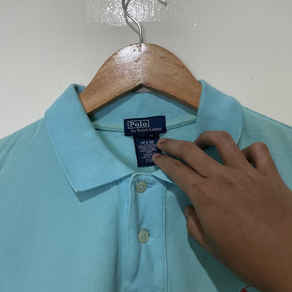 Polo Ralph Lauren Polo Ralph Lauren Mint Collar Tee Size US S / EU 44-46 / 1 - 2 Thumbnail