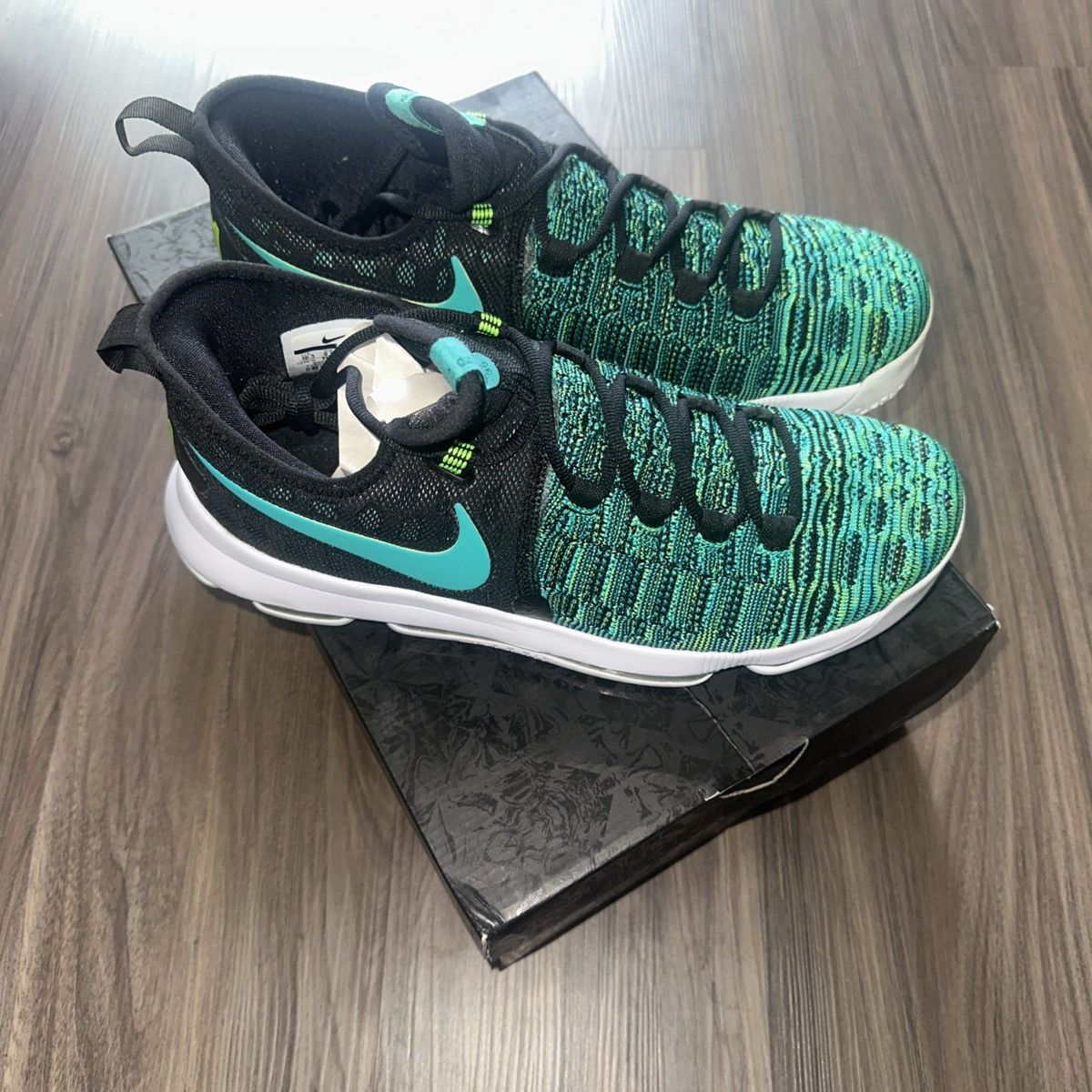 Nike Nike Zoom KD 9 Clear Jade/Black Men’s Size 10.5 - Worn Once Size US 10.5 / EU 43-44 - 2 Thumbnail