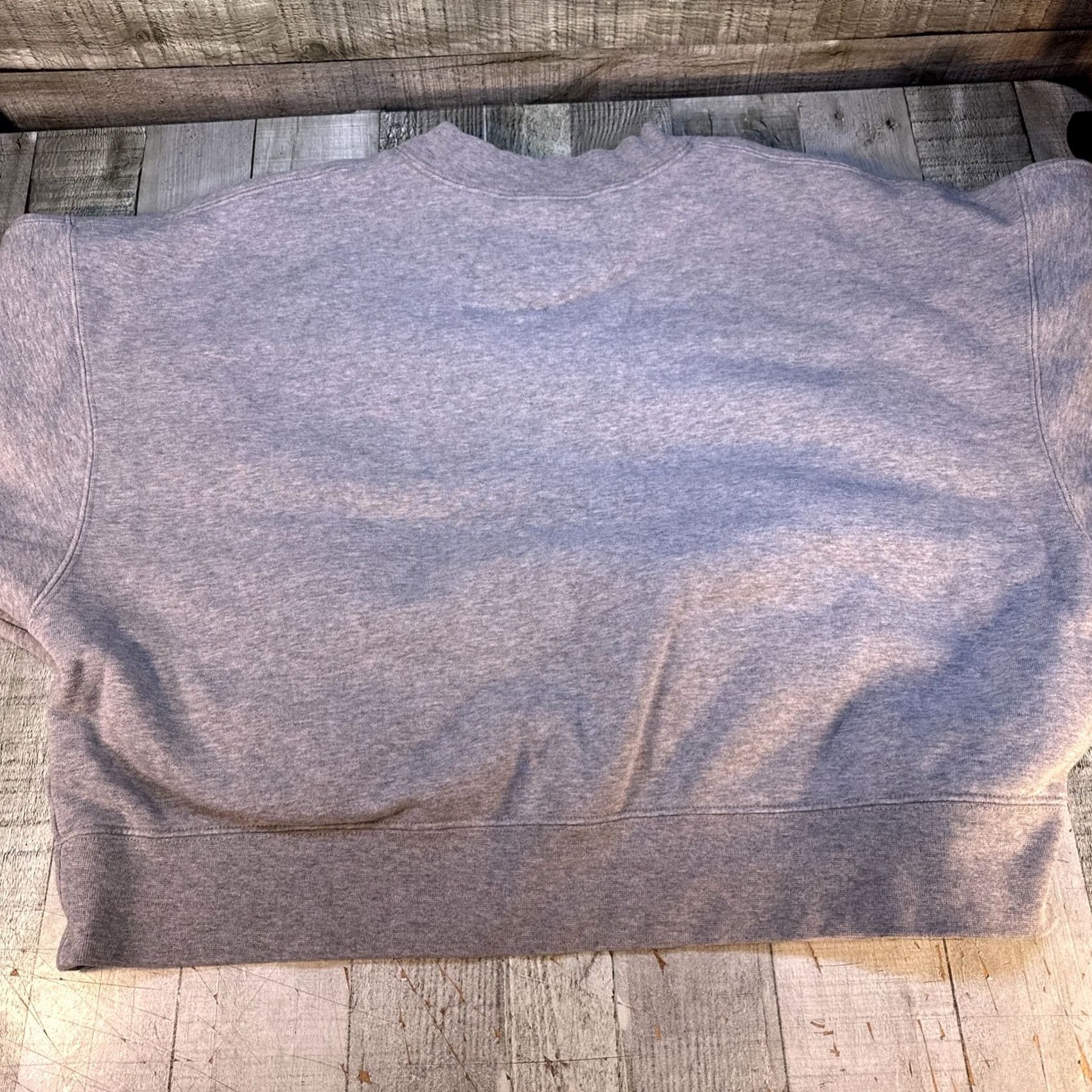 Jordan Brand VINTAGE Jordan Women’s Crop Sweatshirt Grey Embroidered Patch L 90s/00s Size L / US 10 / IT 46 - 4 Thumbnail