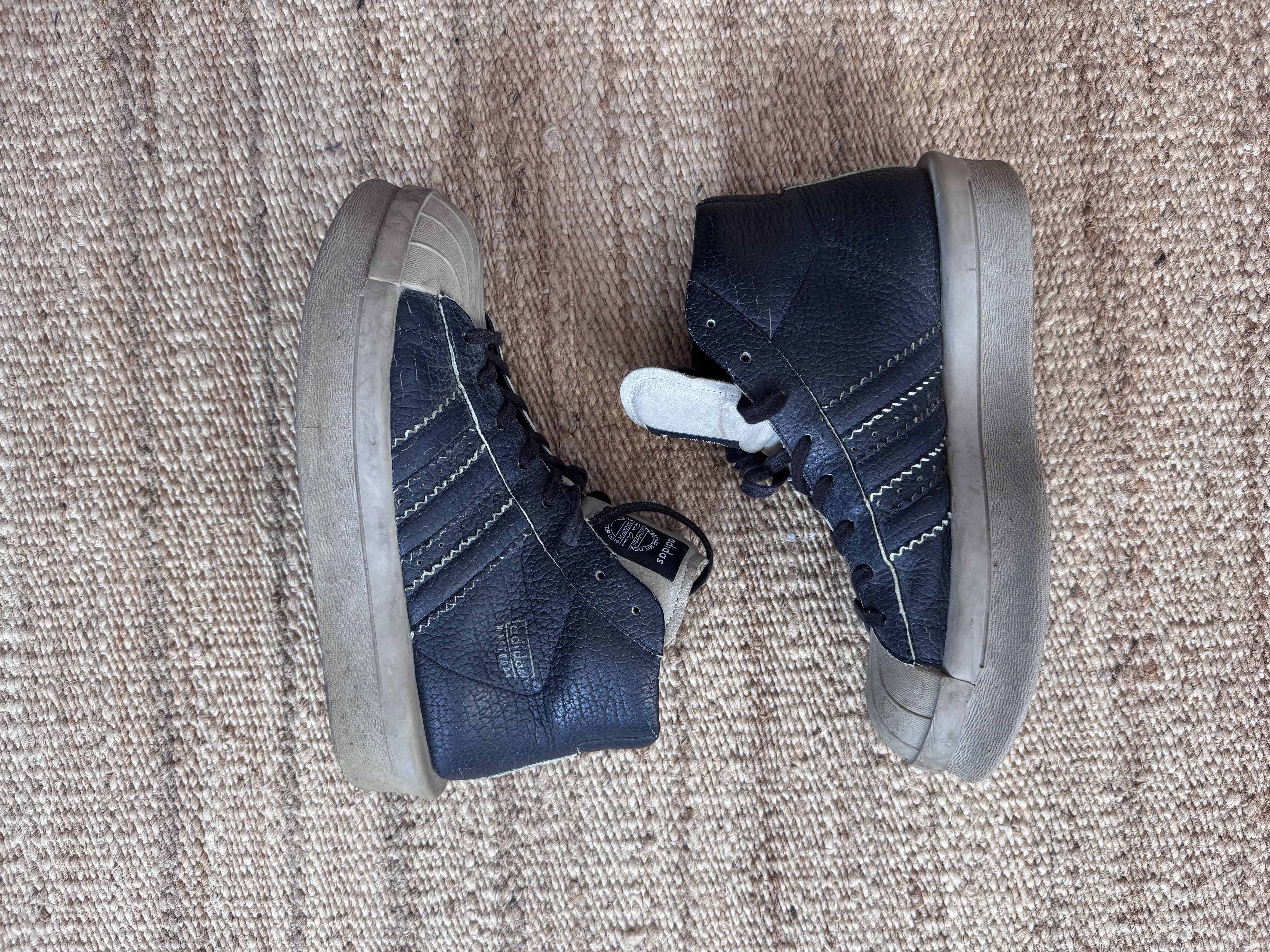 Rick Owens x Adidas Mastodon Pro Model Cracked Black/Pearl