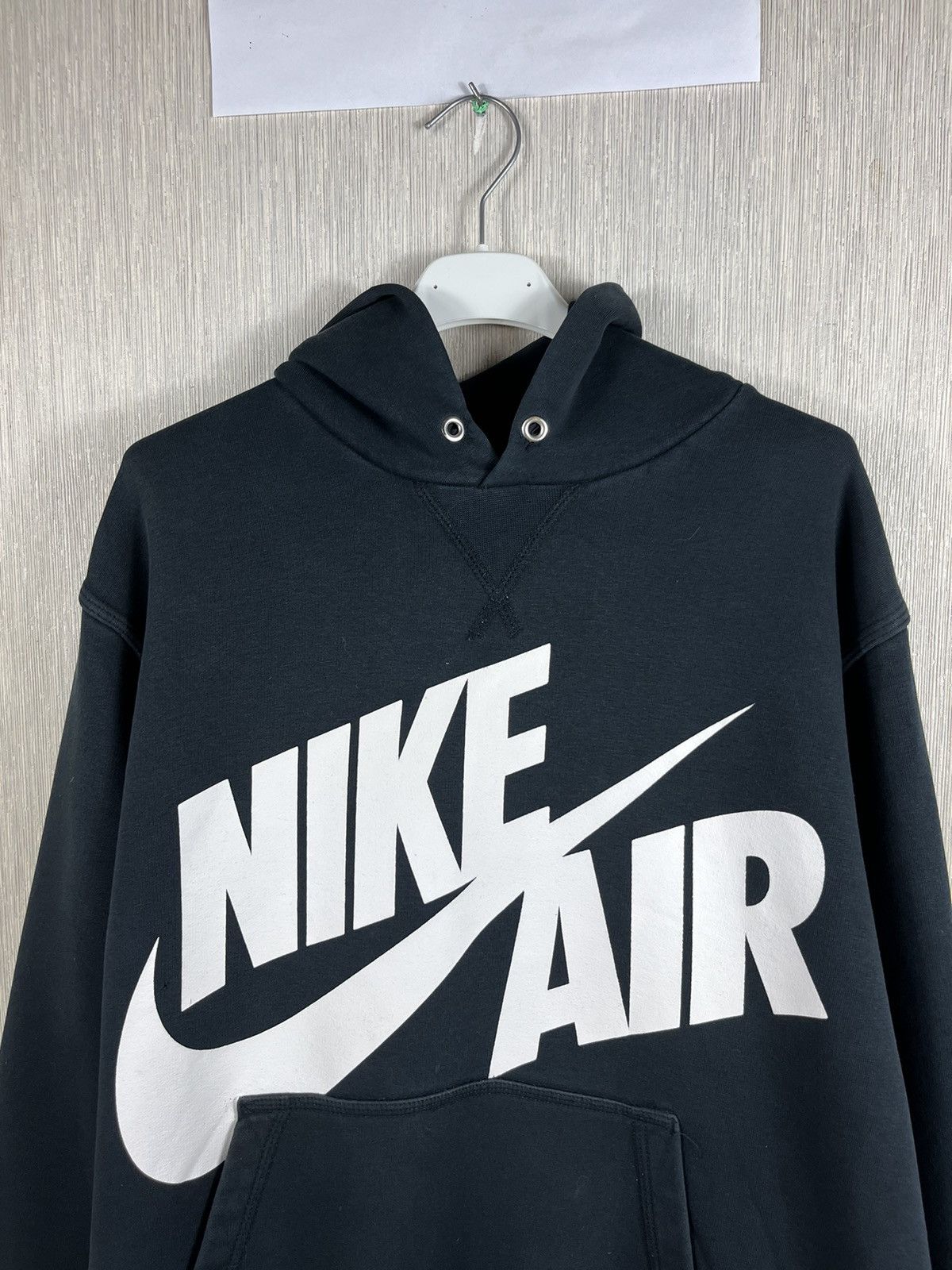 Nike × Vintage Vintage Nike y2k hoodie big logo air swoosh drill retro Size US L / EU 52-54 / 3 - 4 Thumbnail
