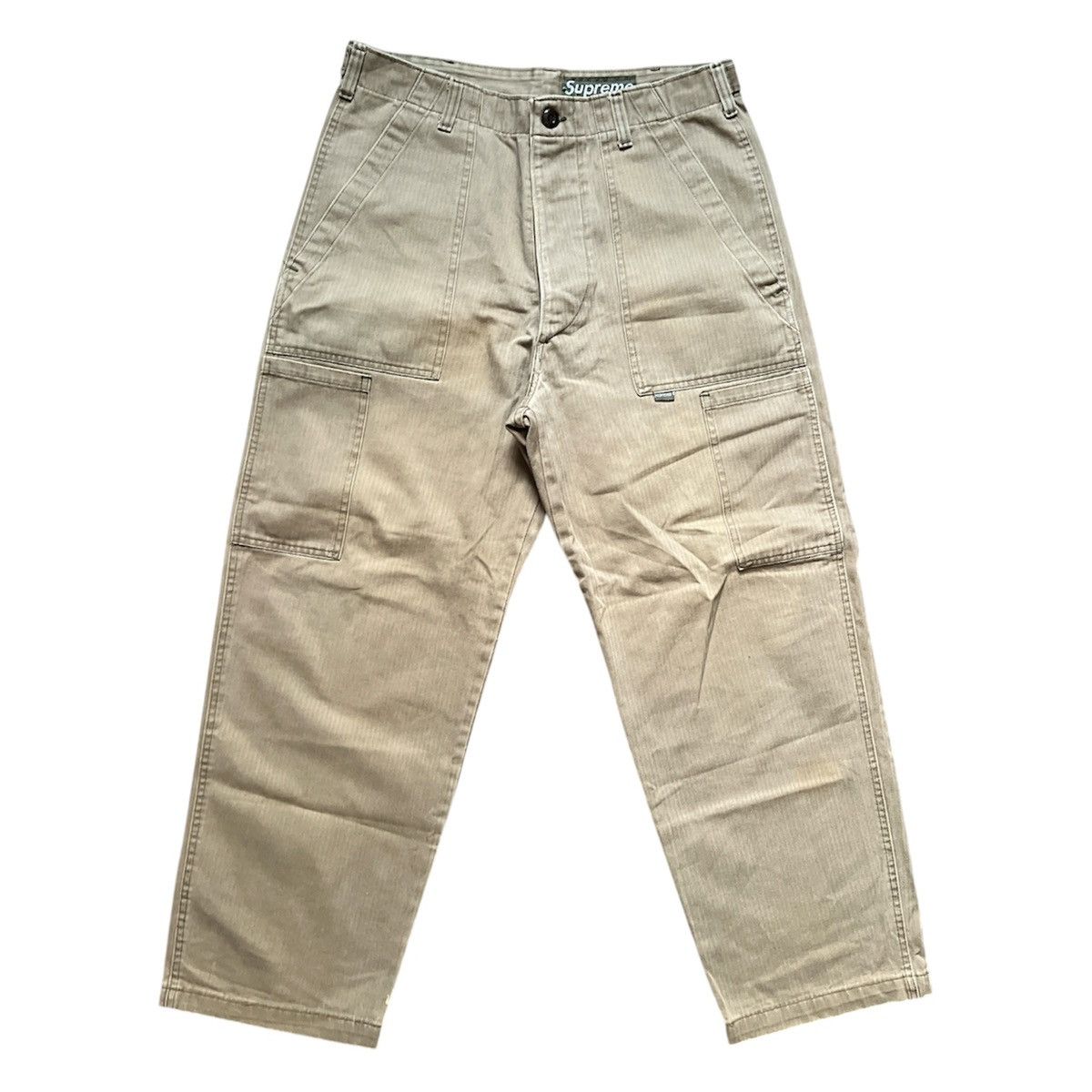Supreme SUPREME 25FW Leopard Chino Pants Beige Size 34 | Grailed