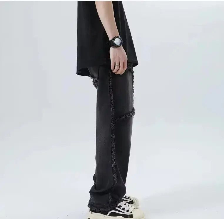 Japanese Brand Straight tube loose fitting street jeans Size US 32 / EU 48 - 3 Thumbnail