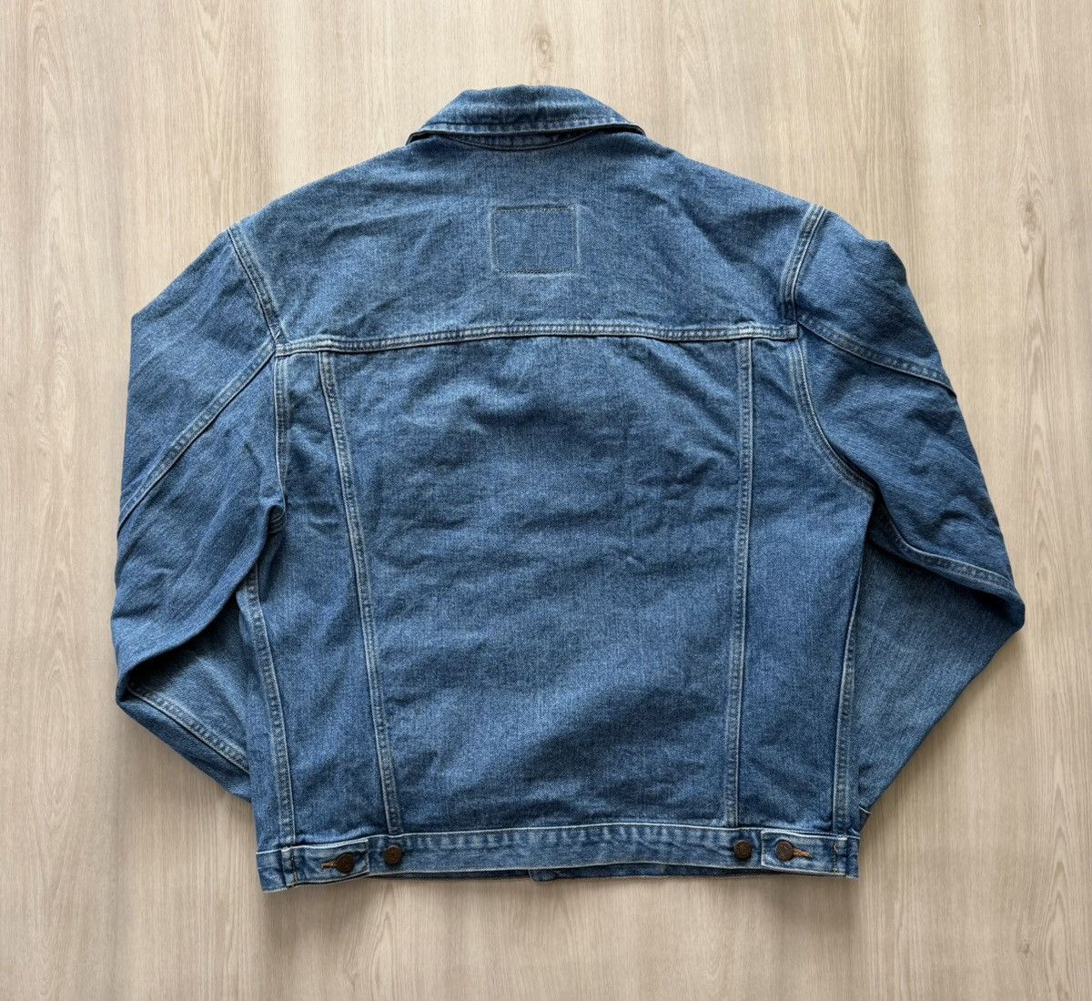 Faded Glory Vintage Faded Glory Jacket Blue Denim Trucker Y2K Sz XL Size US XL / EU 56 / 4 - 6 Thumbnail