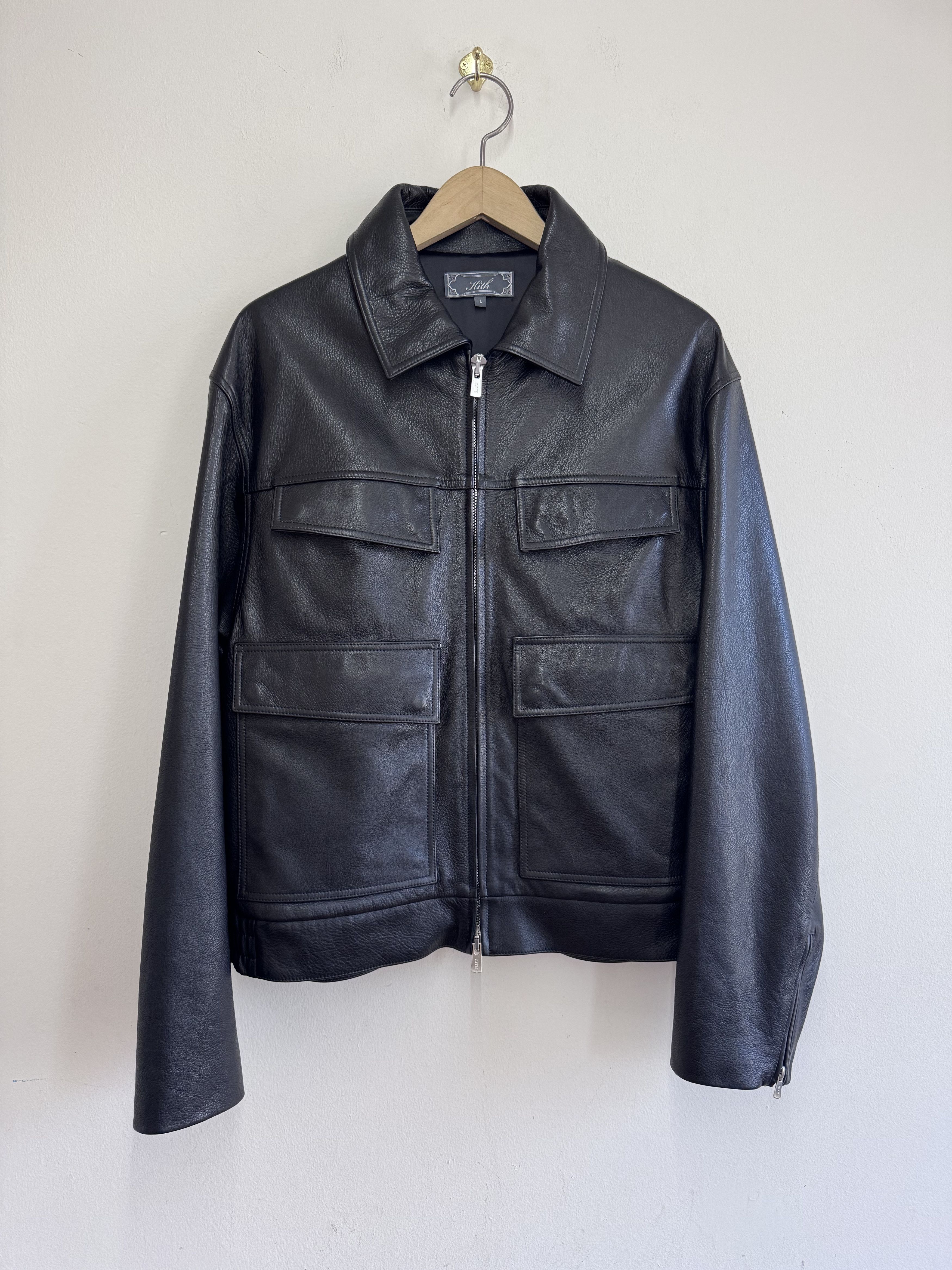 Kith Kith Orion Leather Jacket - Black Size US L / EU 52-54 / 3 - 1 Thumbnail