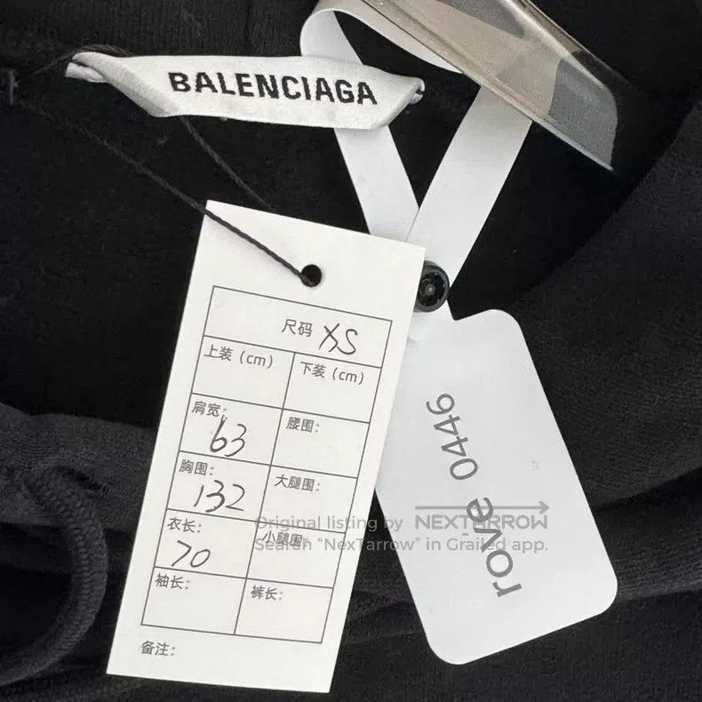Balenciaga Balenciaga Front and back Defile French hoodie Size US XS / EU 42 / 0 - 2 Thumbnail