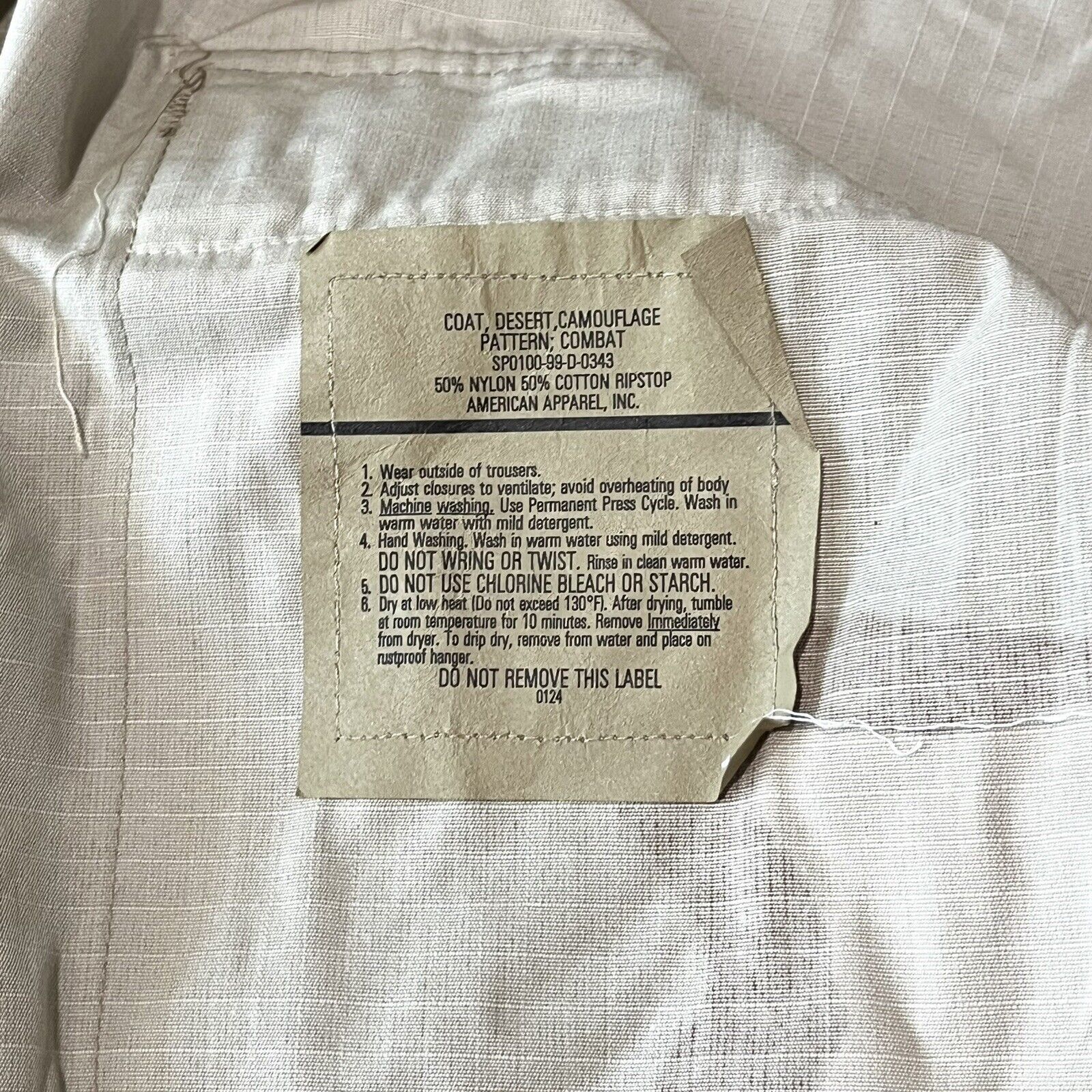 American Apparel 1999 US Air Force Major Desert Camo Uniform Coat Medium Reg Size US M / EU 48-50 / 2 - 6 Thumbnail