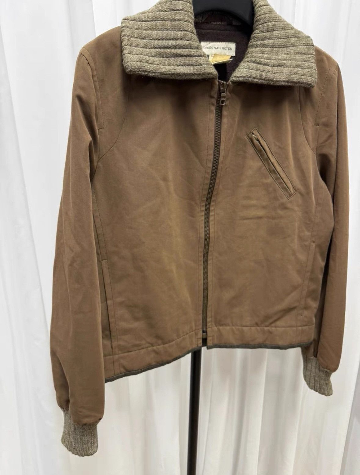 Dries Van Noten DVN Collared Bomber with Riri Zip Size US L / EU 52-54 / 3 - 5 Thumbnail