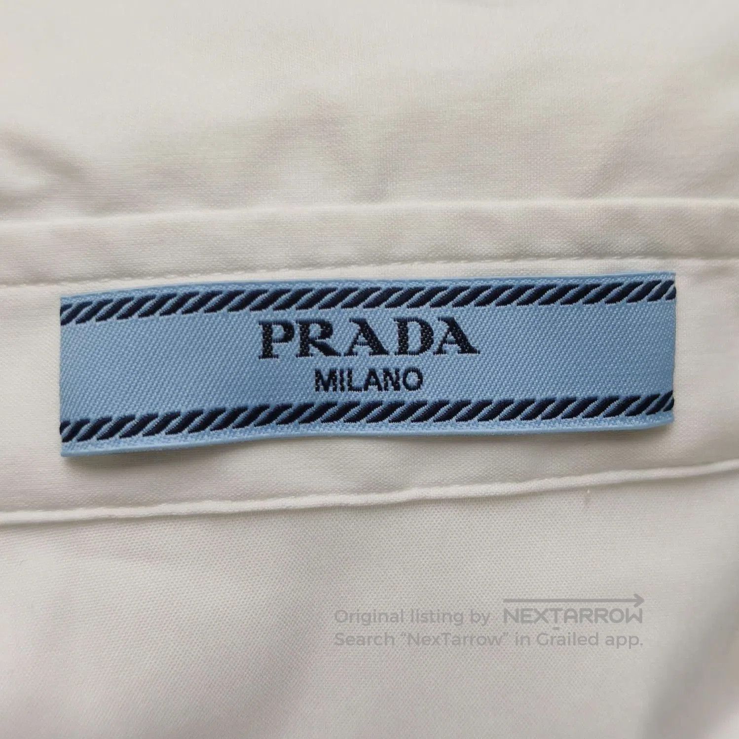 Prada Prada White Long Sleeve Button. Size XXS / US 00 / IT 34 - 4 Thumbnail