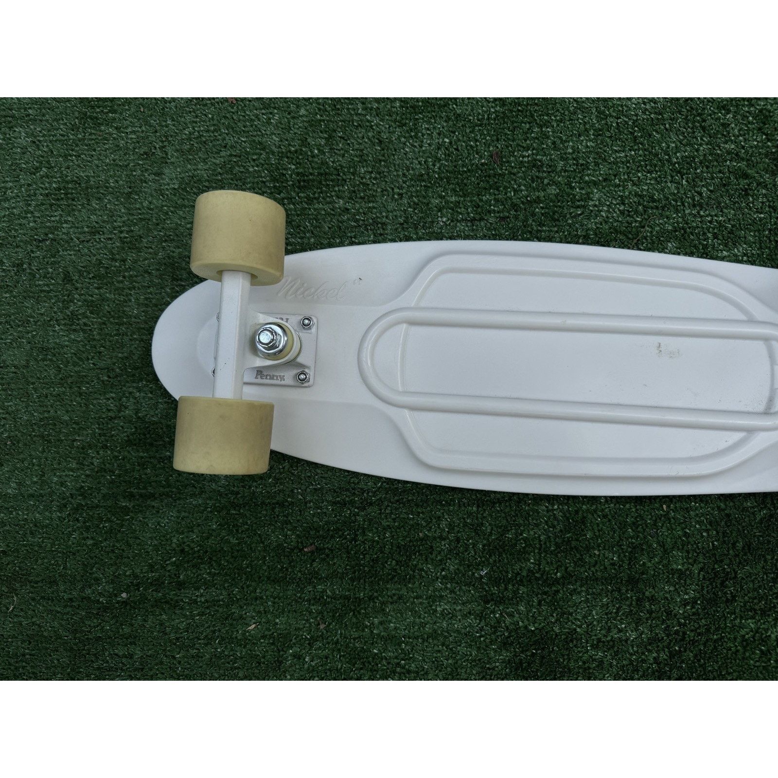 Welcome Skateboards 27" Penny Nickel Skateboard Teal w/Stripes Underneath Size ONE SIZE - 7 Thumbnail