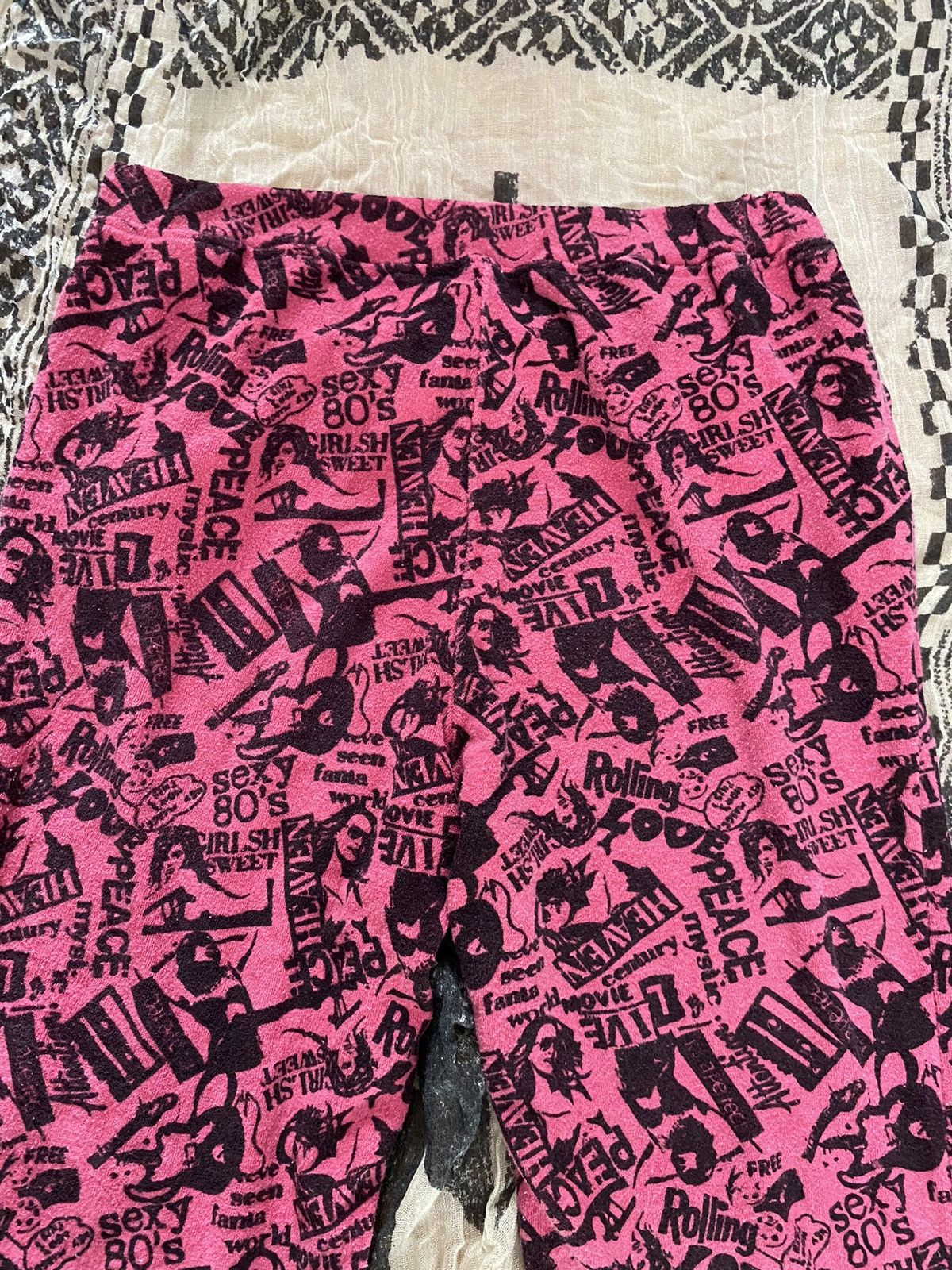 Beauty Beast × Hysteric Glamour × Japanese Brand Fleur & parfum flared all over print sweatpants Size US 28 / EU 44 - 6 Thumbnail