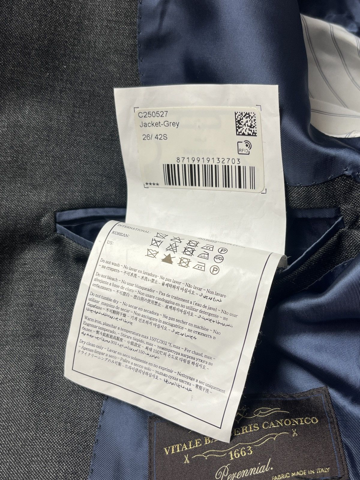 Suitsupply SUITSUPPLY Lazio Single Breasted Blazer Size 42S - 9 Thumbnail