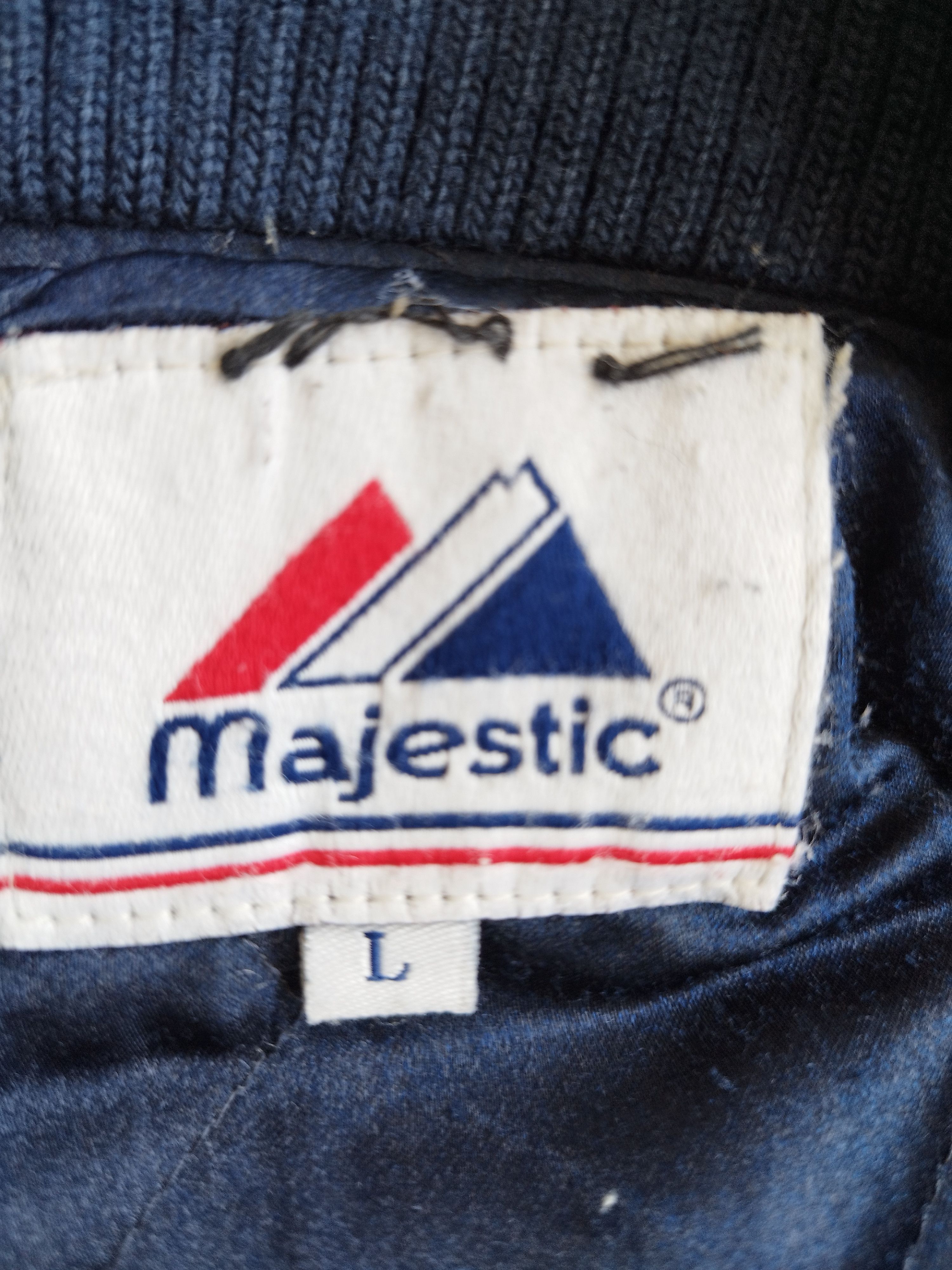 New York Yankees 🔥 Vintage New York Yankees Varsity jacket wool Majestic MLB Size US L / EU 52-54 / 3 - 7 Thumbnail