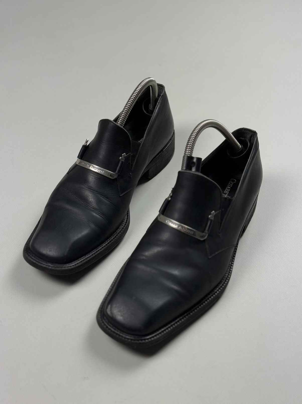 Vintage Cesare Paciotti Vintage Men’s Leather Formal Loafers Shoes Size US 8 / EU 41 - 12 Thumbnail