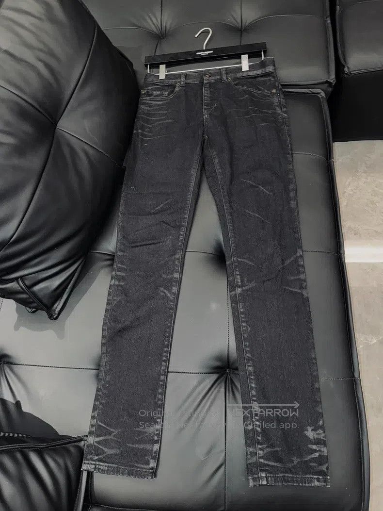 Saint Laurent Paris Saint Laurent Paris Ghost Claw Denim Jeans Size US 28 / EU 44 - 2 Thumbnail