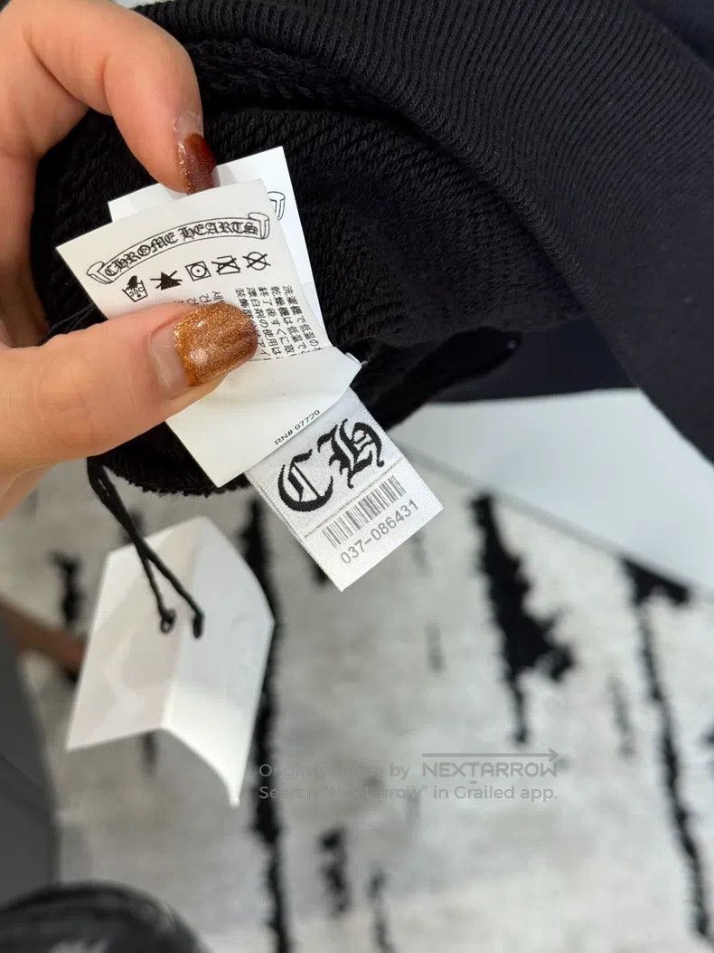 Chrome Hearts CHROME HEARTS Size S Thickened black long-sleeved sweater Size US S / EU 44-46 / 1 - 9 Thumbnail