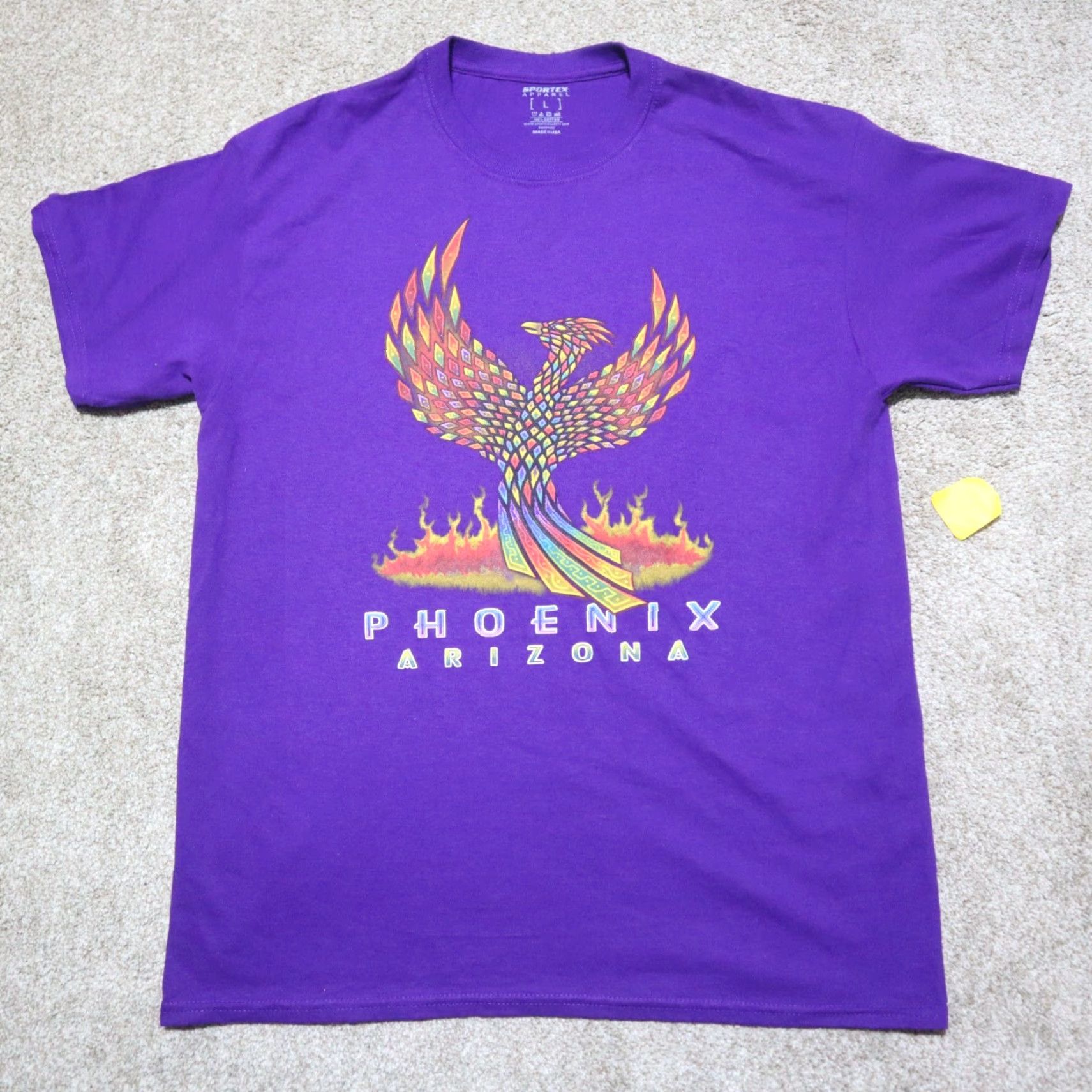Vintage VINTAGE AriZona Shirt Adult L Purple Phoenix Arizona Tourist Tee Mens Size US L / EU 52-54 / 3 - 2 Thumbnail
