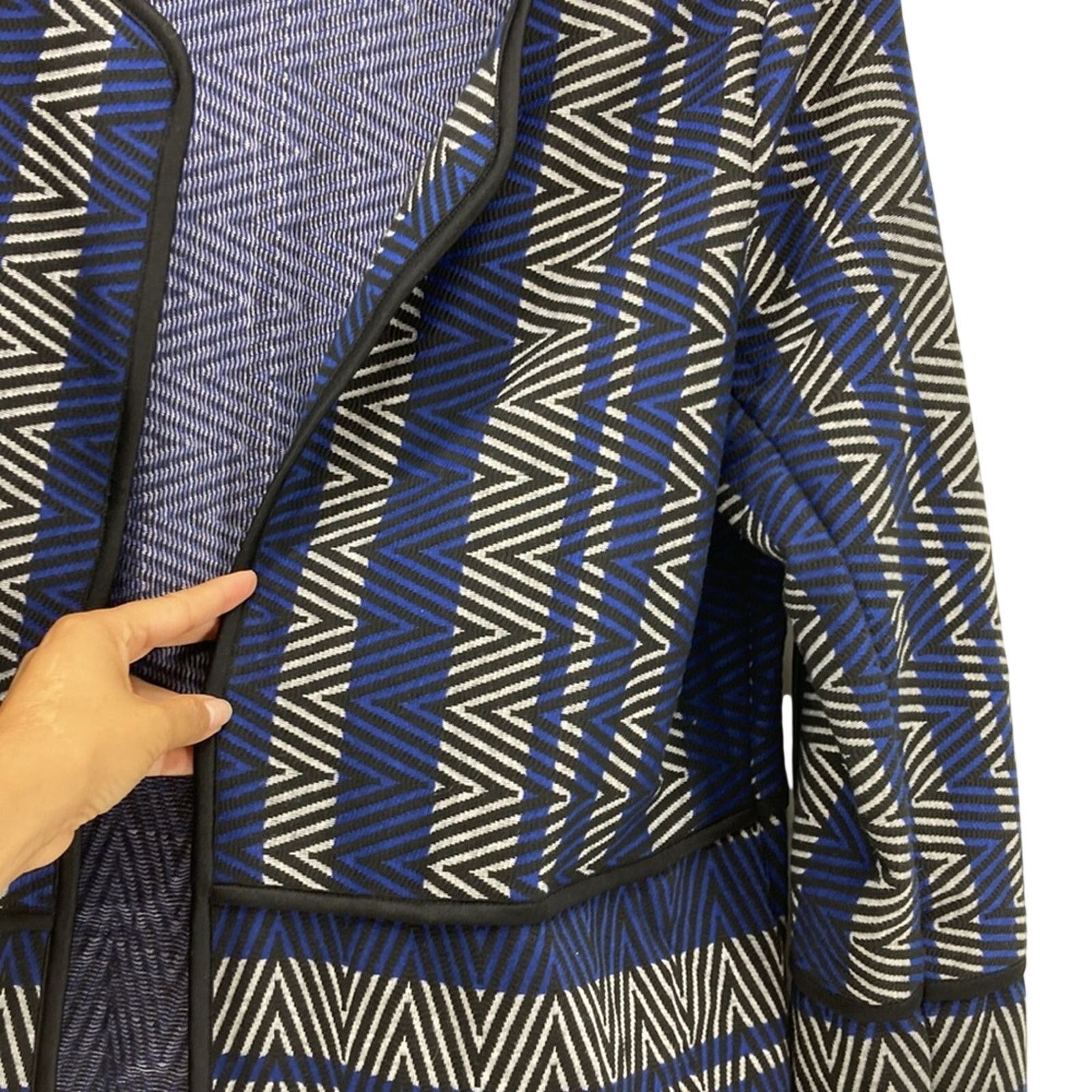 Other Dana Buchman Warm Luxe Cardigan Duster blue black sz XL Size XL / US 12-14 / IT 48-50 - 3 Thumbnail