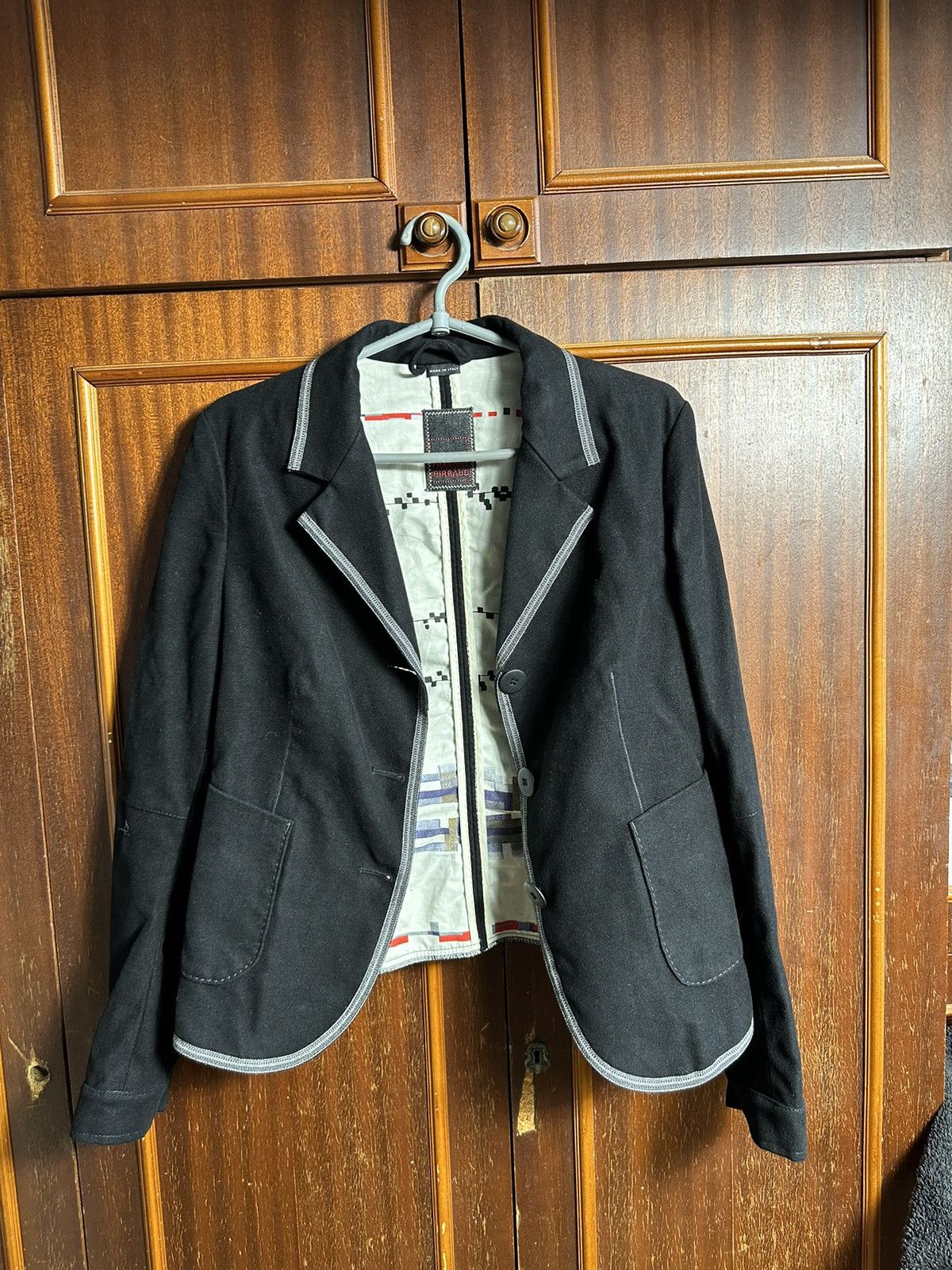 Designer × Marithe + Francois Girbaud 1980s Marithe Francois Girbaud avant garde Opium Y2K Size S / US 4 / IT 40 - 4 Thumbnail