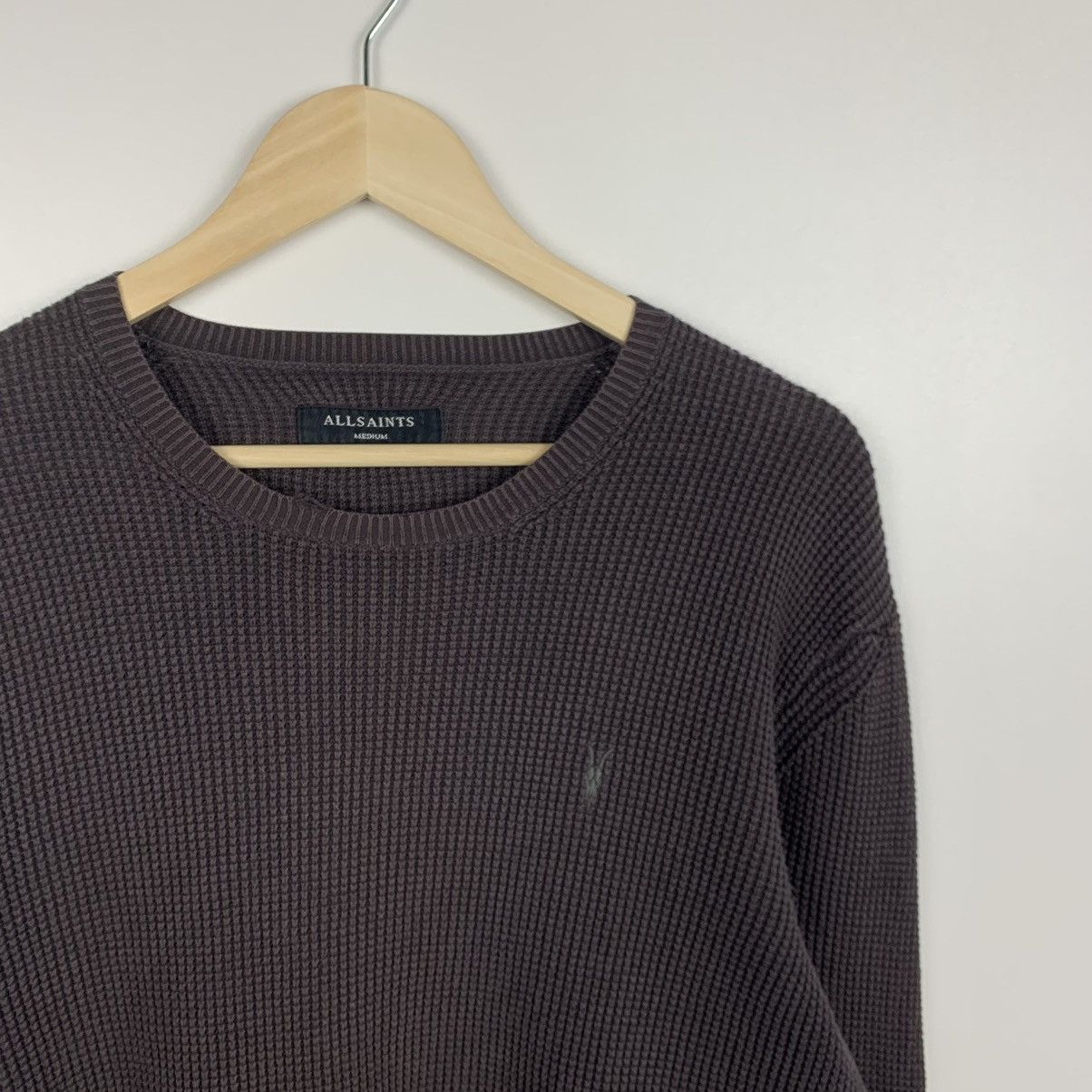 Allsaints Allsaints Trias Crew Sweater Cotton Men’s Size Medium Brown Size US M / EU 48-50 / 2 - 4 Thumbnail