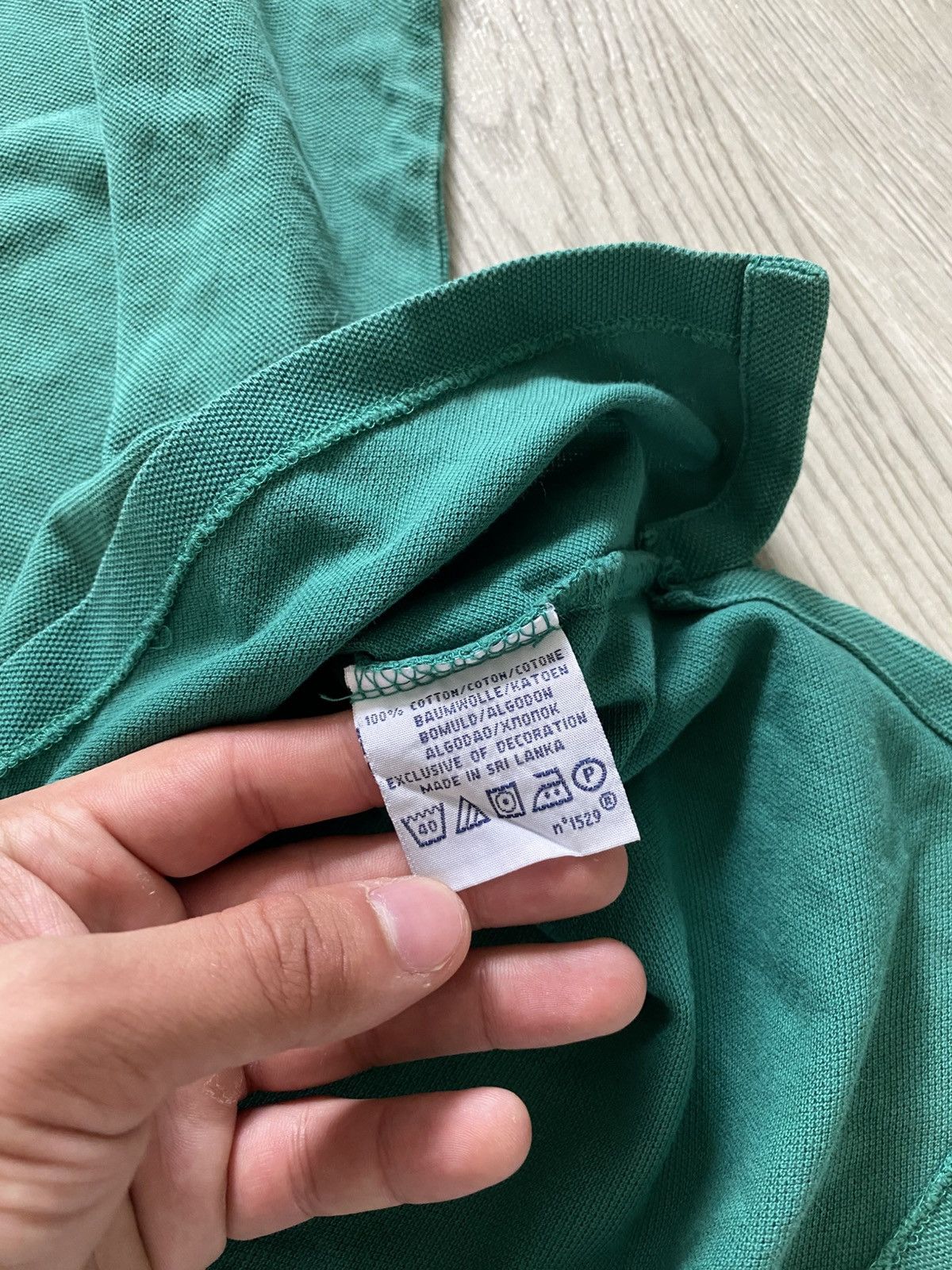 Polo Ralph Lauren × RRL Ralph Lauren × Vintage Vintage Polo Ralph Lauren Green Polo T-shirt Chief Keef M Size US M / EU 48-50 / 2 - 4 Thumbnail