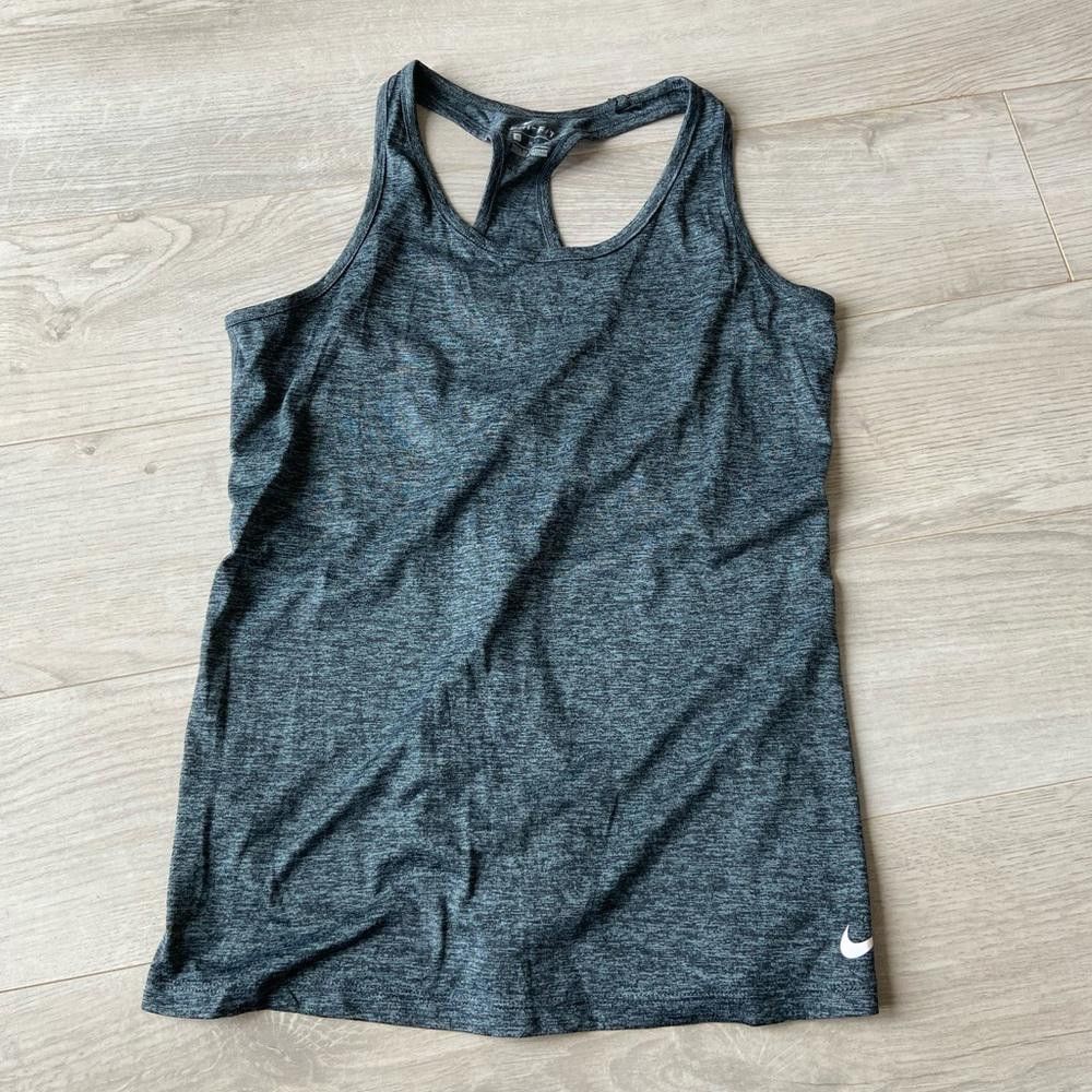 Nike Nike Women's Performance Tank Top - Dark Gray Active Wear Size M / US 6-8 / IT 42-44 - 1 Thumbnail