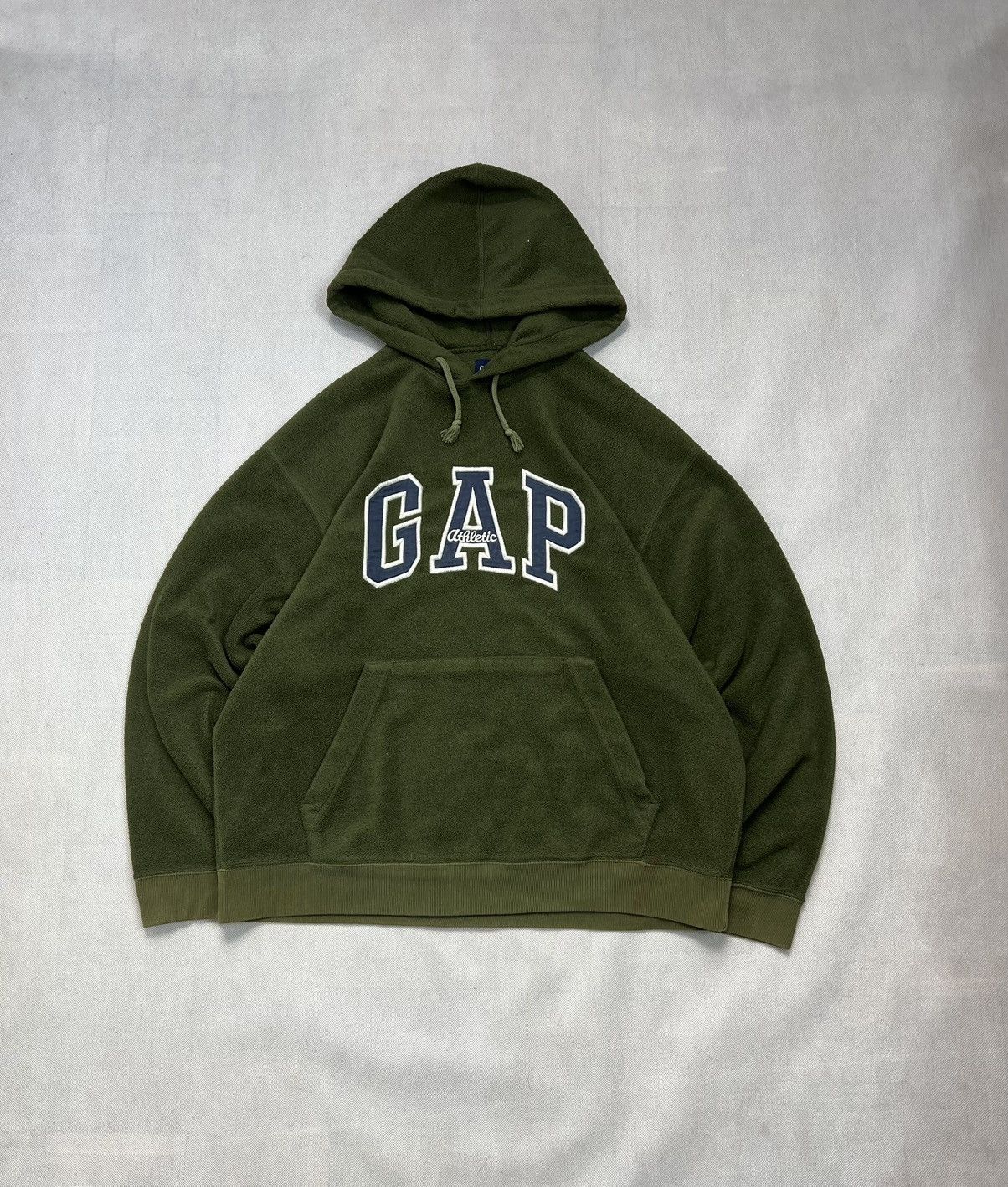 Gap Baggy Hoodie GAP big logo fur fleece hoodie Size US M / EU 48-50 / 2 - 1 Thumbnail