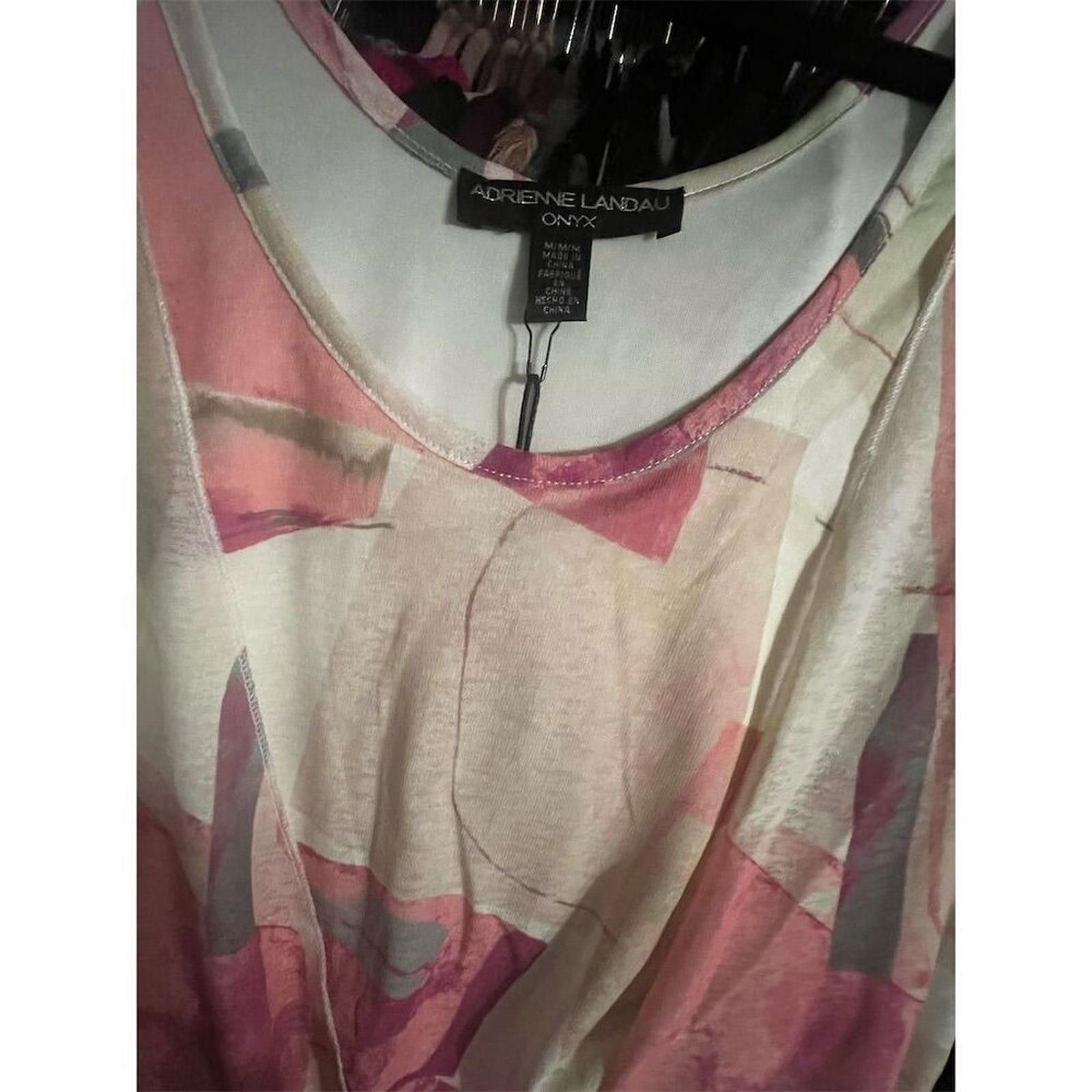Other Adrienne Landau Drape Front Dress M Multicolor Abstract Size M / US 6-8 / IT 42-44 - 5 Thumbnail