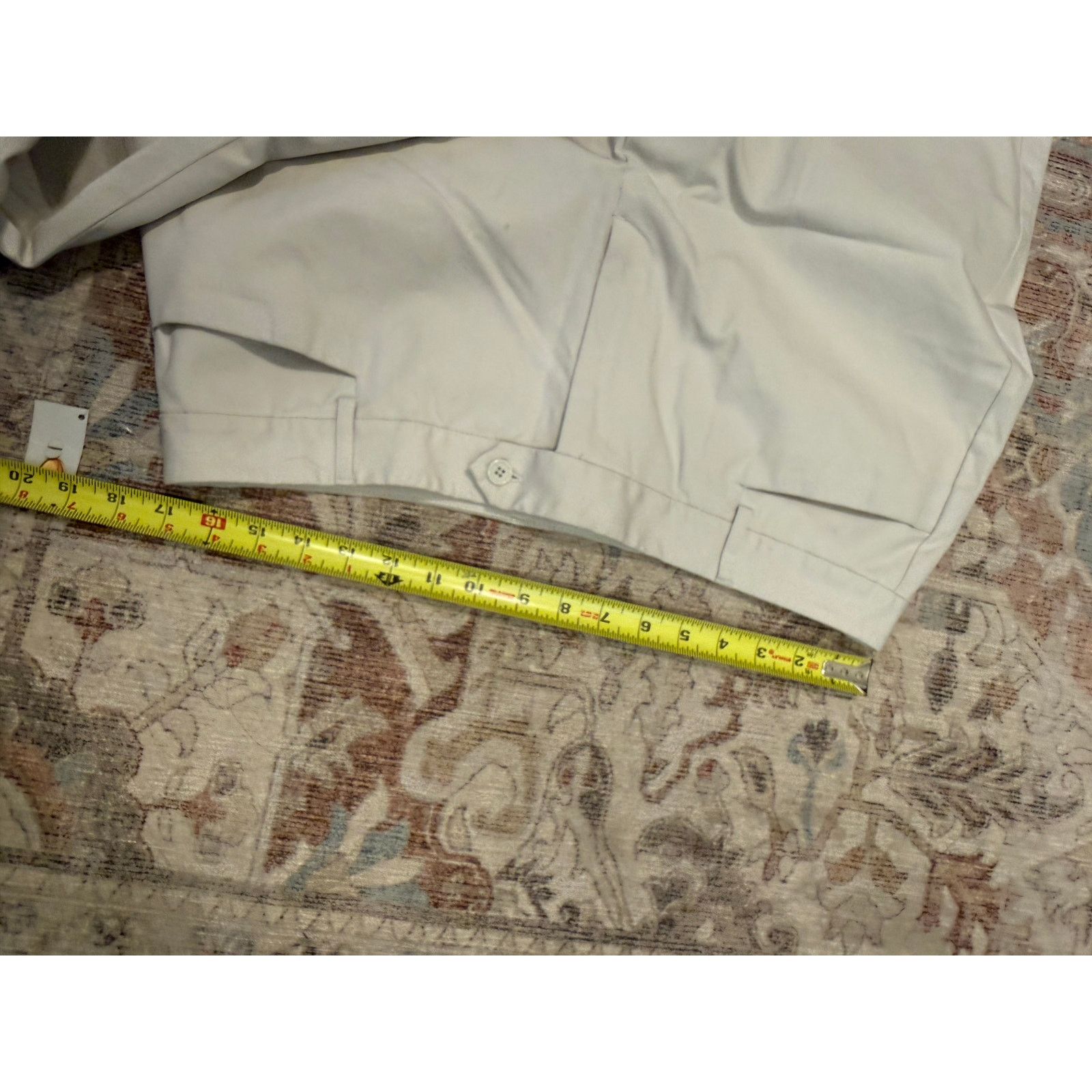 Talbots Talbots NWT Khaki Tan Straight Leg Cotton Blend Pants Sz 16P Size 38" / US 16 / IT 52 - 3 Thumbnail
