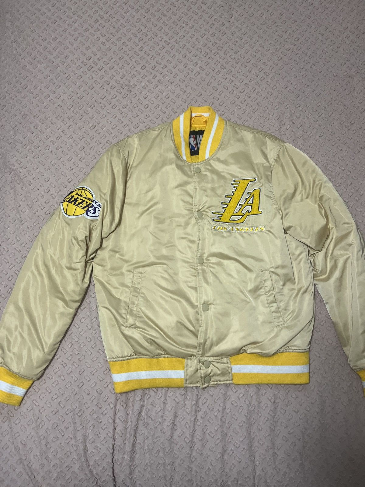 NBA LA Lakers Bomber Jacket Size US M / EU 48-50 / 2 - 1 Thumbnail
