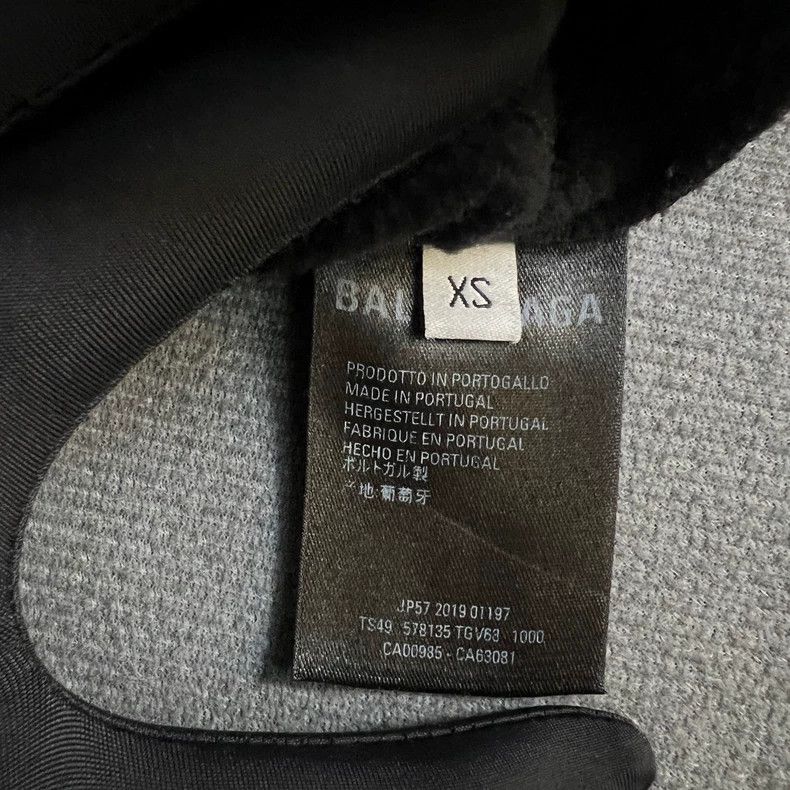 Balenciaga Balenciaga Black crown wheat ear embroidered logo hoodie Size US XS / EU 42 / 0 - 6 Thumbnail