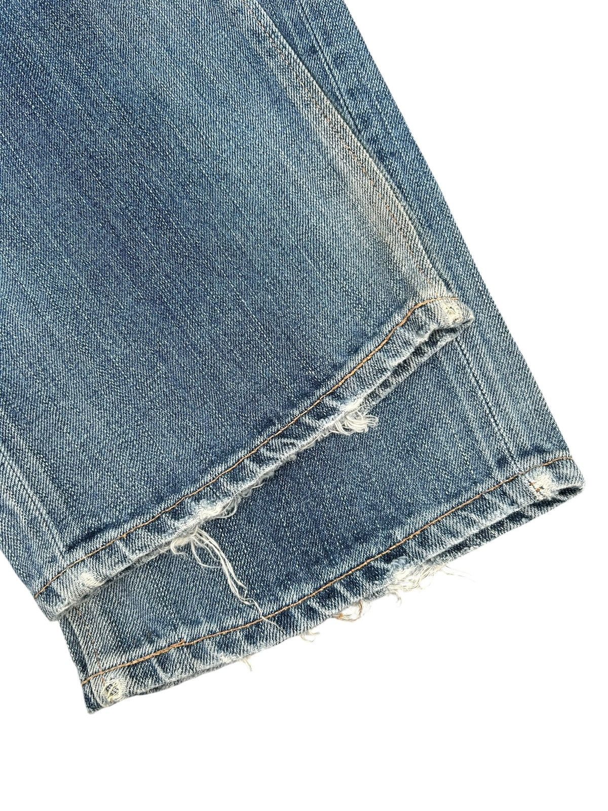 Kapital Vintage Edwin half Selvedge Distressed Denim Jeans Size US 32 / EU 48 - 5 Thumbnail