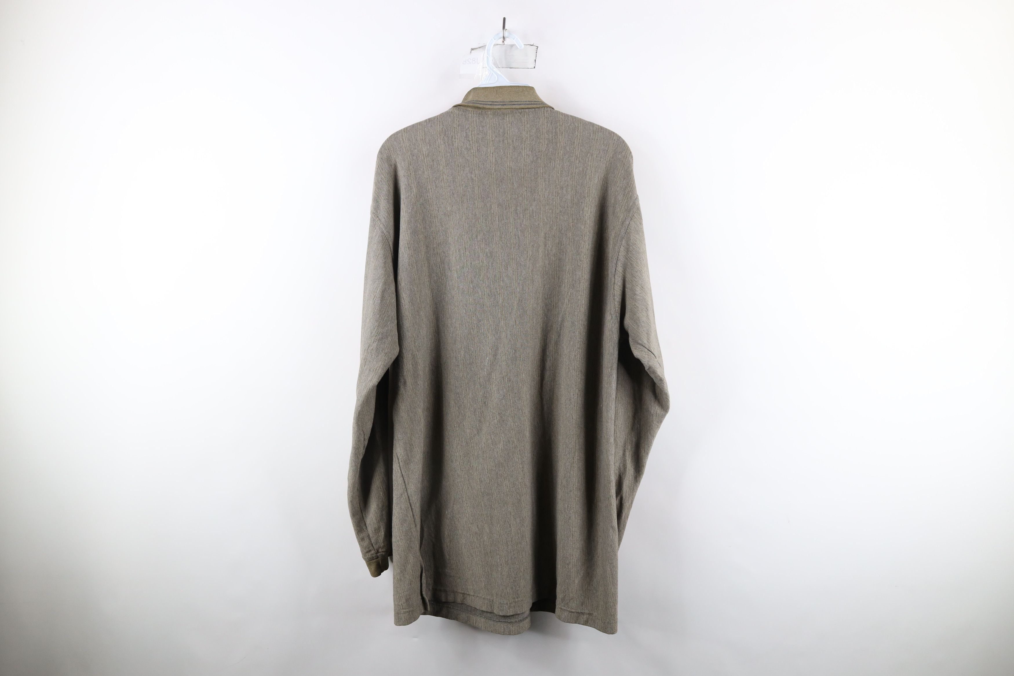 Vintage Vintage 90s Streetwear Knit Long Sleeve Rugby Polo Shirt Size US L / EU 52-54 / 3 - 11 Thumbnail