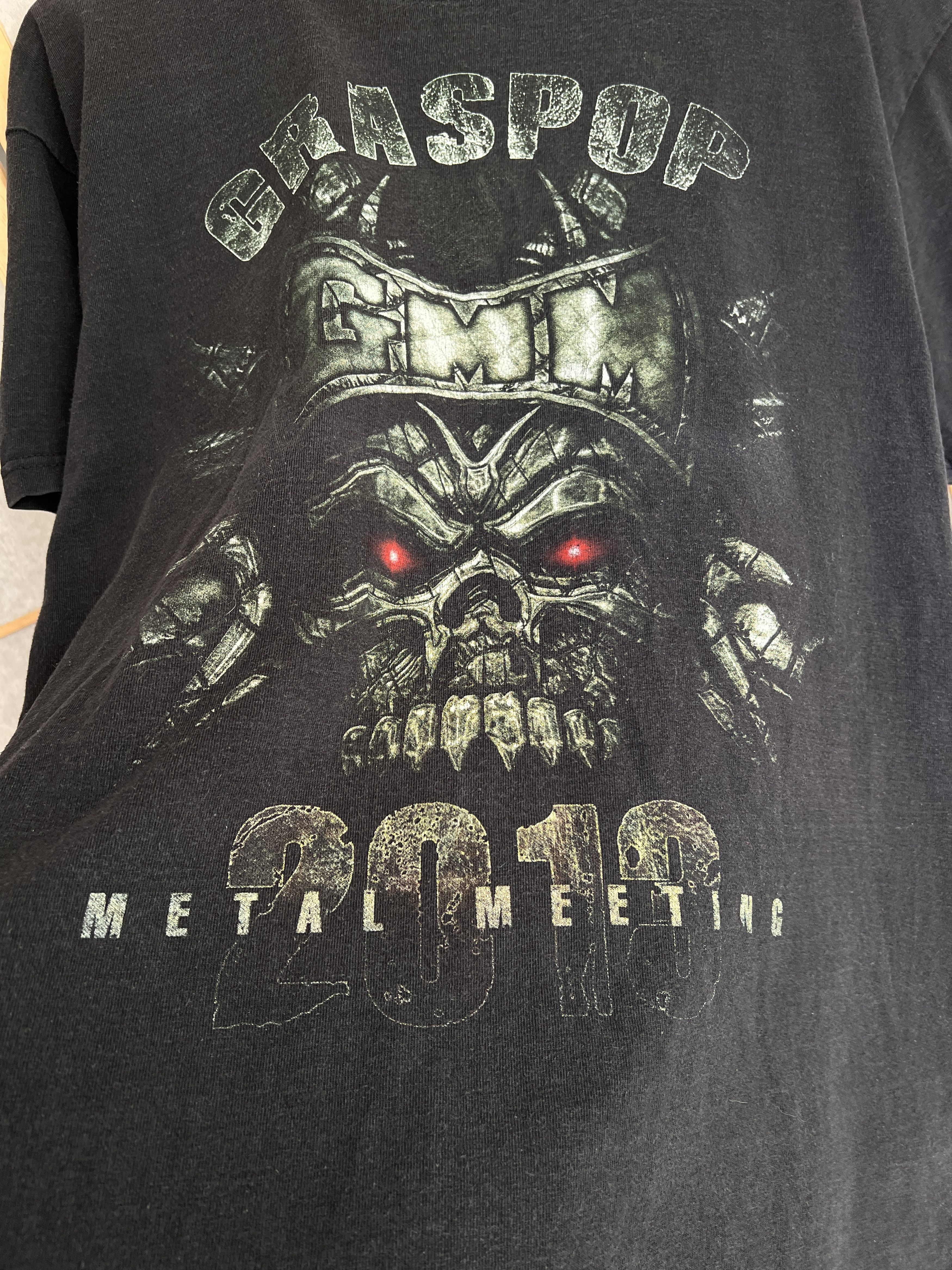 Vintage Rare! Graspop Metal meeting VTG 2013 faded sun t shirt tour Size US XL / EU 56 / 4 - 10 Thumbnail