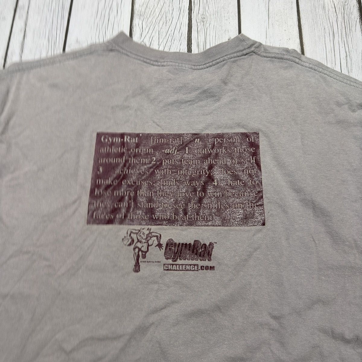 Hanes × Vintage Vintage Gym Rat tee Size US L / EU 52-54 / 3 - 3 Thumbnail