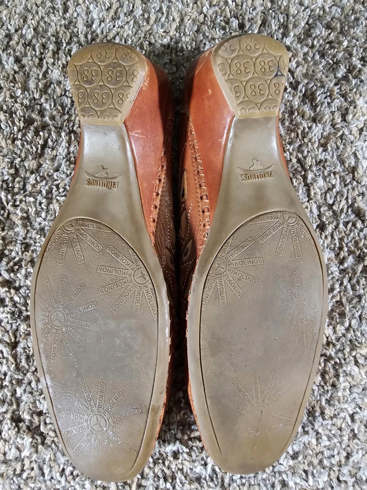 Designer pikolinos spanish design women's shoes 38 brown slip on Size US 7.5 / IT 37.5 - 2 Thumbnail