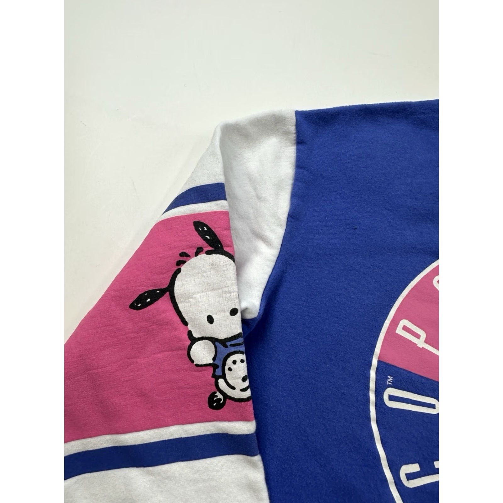 Vintage Sanrio Sweatshirt Pochacco Womens XS Blue Hello Kitty Friends Forever Ladies Size L / US 10 / IT 46 - 6 Thumbnail