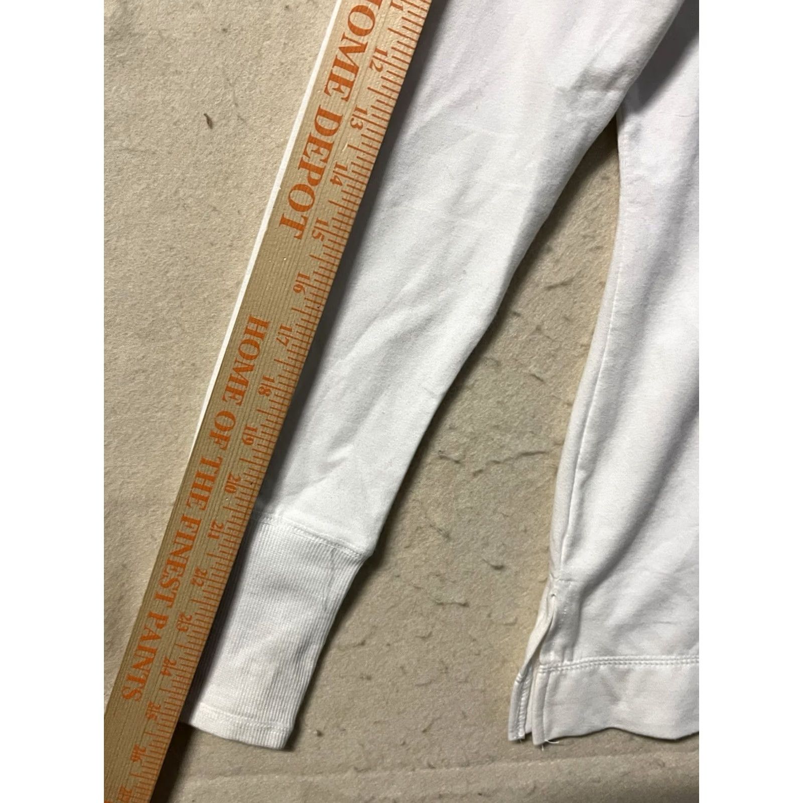 Vintage Danskin Hoodie Pullover Long Sleeve Athletic Top Beige Size M Ladies Regular Athletic Casual Wide Sleeve Size M / US 6-8 / IT 42-44 - 5 Thumbnail
