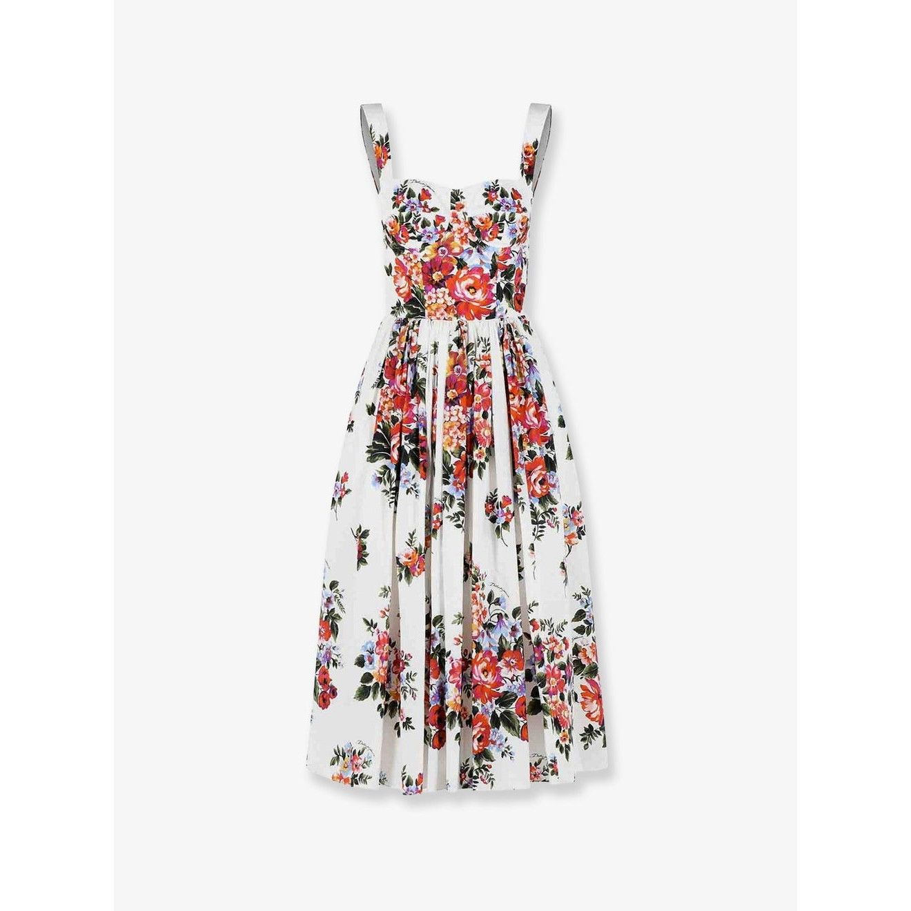 DOLCE&GABBANA White Cotton Dress New & Authentic (Women's si