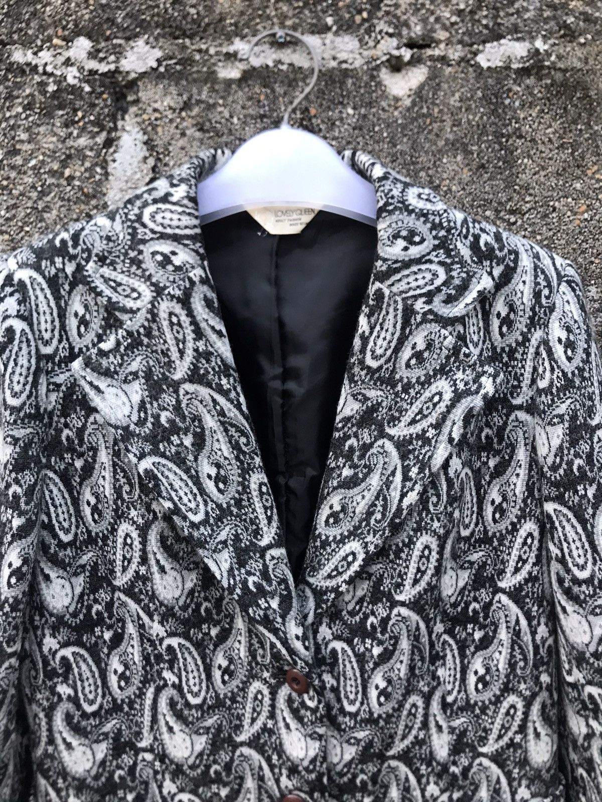 Designer × Japanese Brand × Vintage 🌟Vintage Lovely Queen Wool Paisley Coat Size S / US 4 / IT 40 - 5 Thumbnail