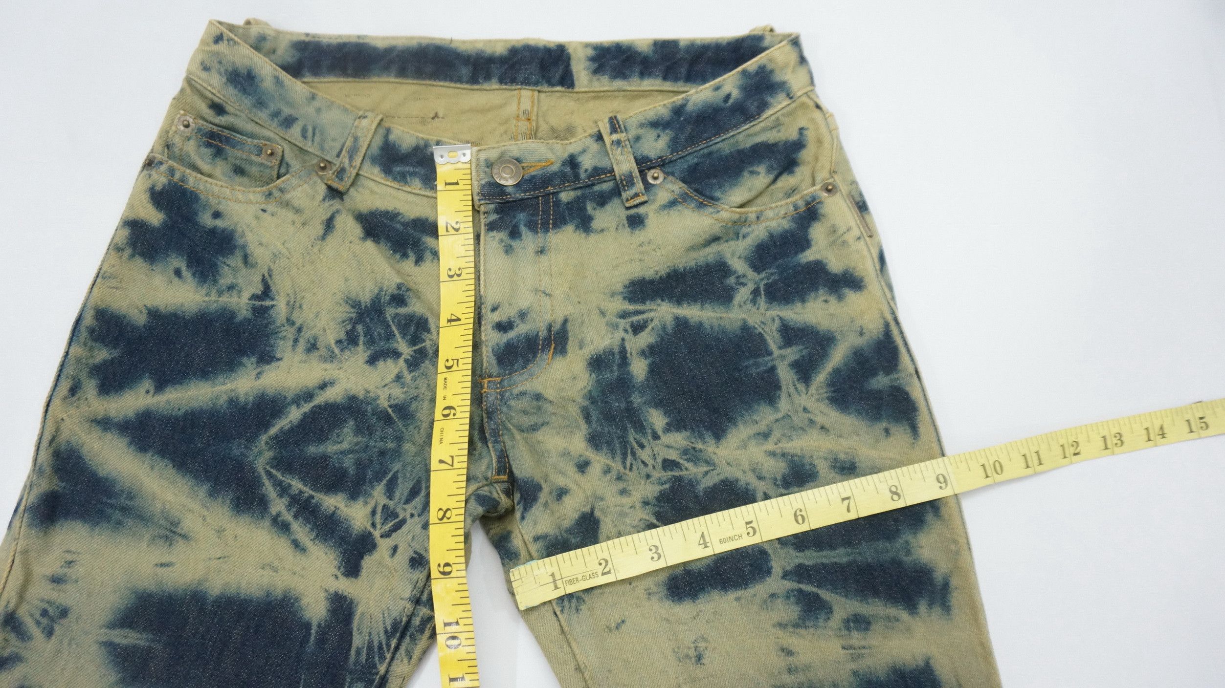 Japanese Brand 🔥 Cecil McBee Acid Wash Flared Women's Jeans Size 27" / US 4 / IT 40 - 9 Thumbnail