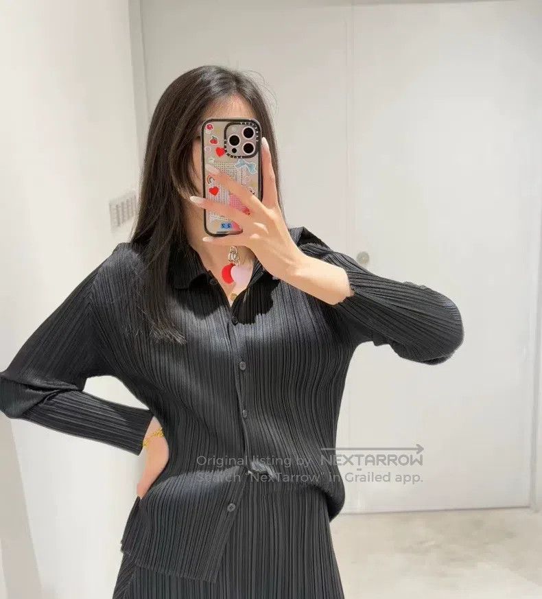Issey Miyake Issey Miyake Ruched Shirt Size XXL / US 16-18 / IT 52-54 - 5 Thumbnail