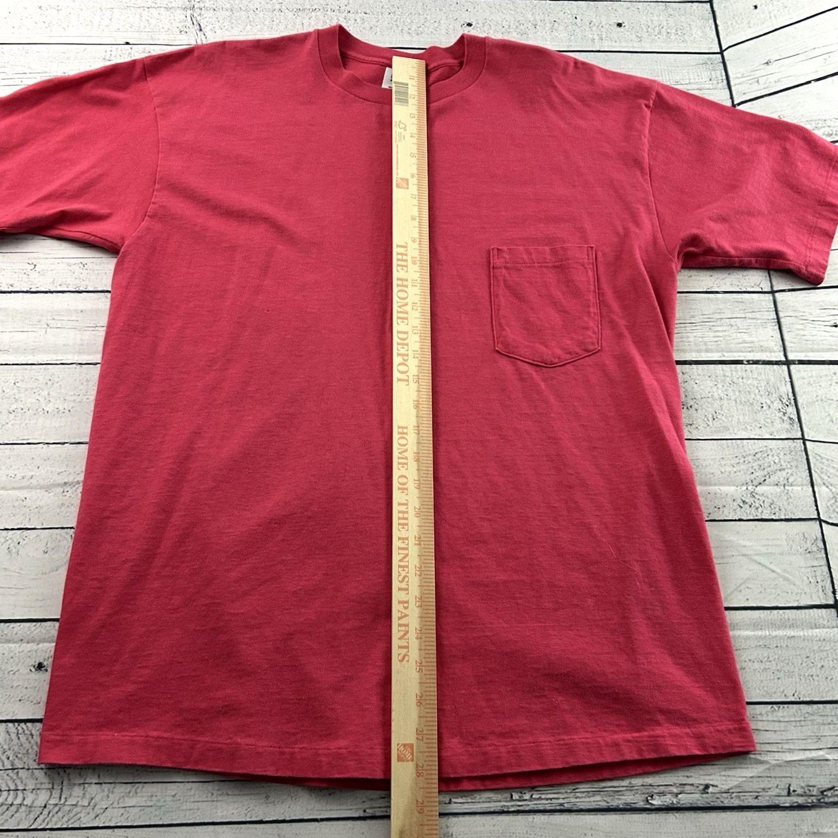 Gap VINTAGE Gap Short Sleeve T-Shirt Men's XL Pink Pocket Slim Single Stitch Size US XL / EU 56 / 4 - 3 Thumbnail