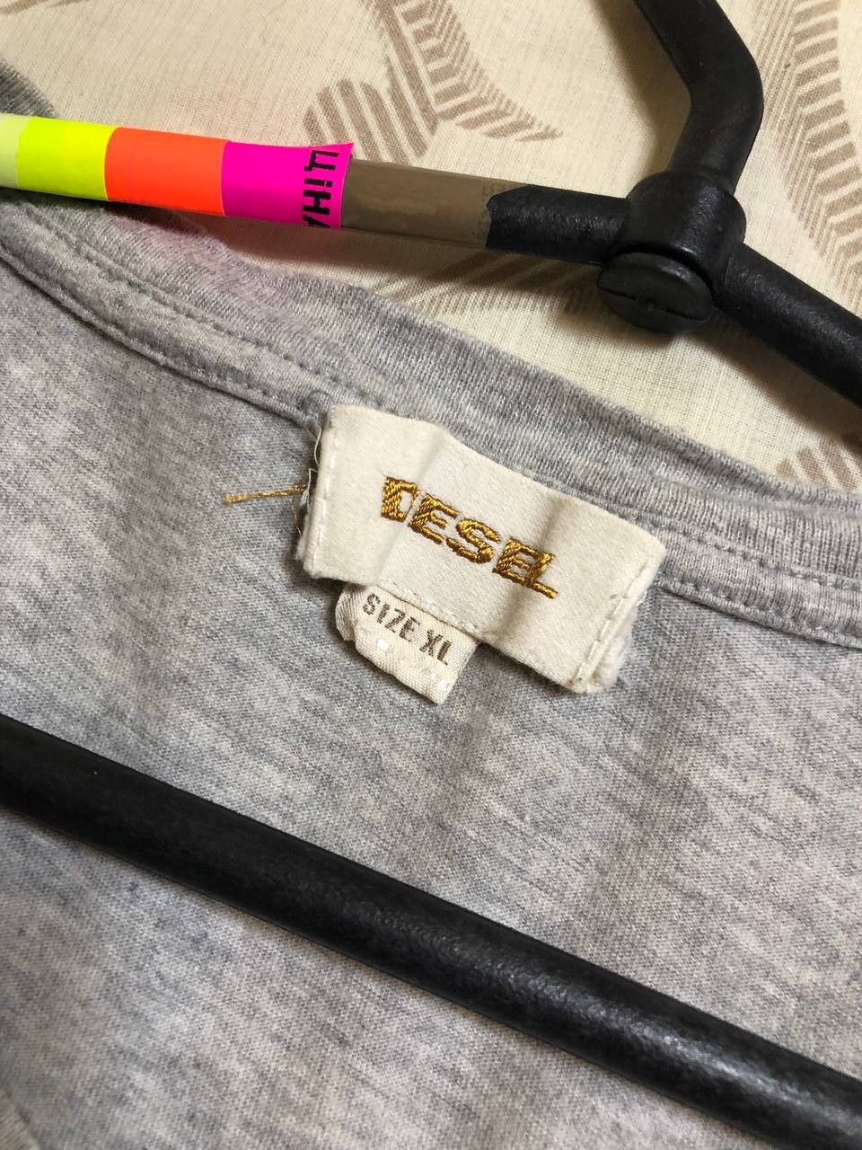 Diesel Diesel Vintage 90s Center Logo faded t-shirt Size US XL / EU 56 / 4 - 2 Thumbnail