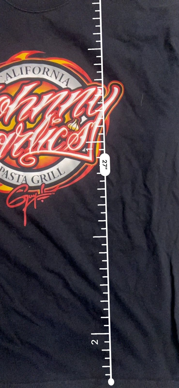 Harley Davidson × Vintage × basketcase gallery Sick Y2K Grunge Johnny Garlics Pasta Grill Graphic Tee Size US L / EU 52-54 / 3 - 5 Thumbnail