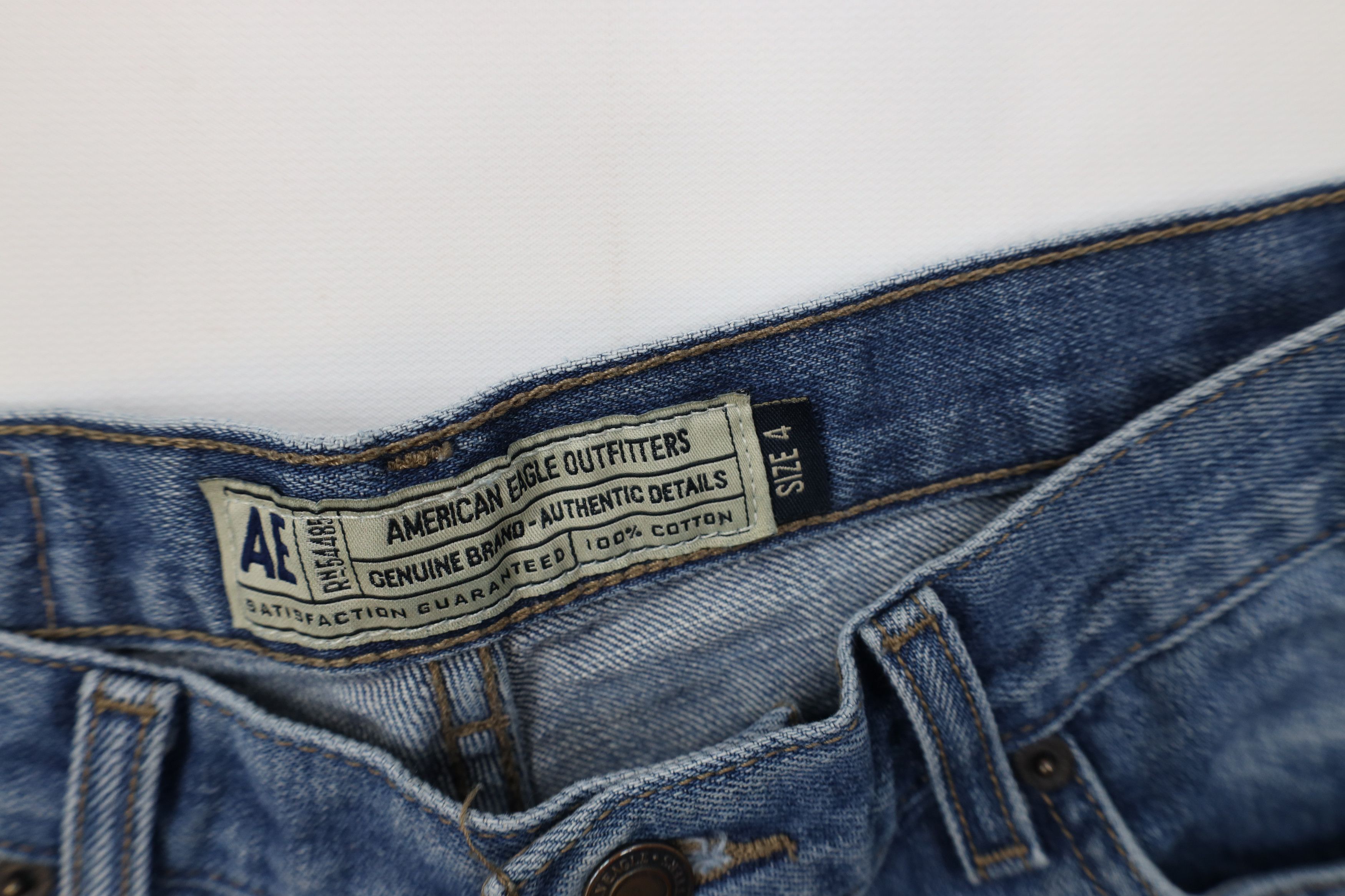 American Eagle Outfitters Vintage 90s Y2K American Eagle Outfitters Button Fly Jeans Size 27" / US 4 / IT 40 - 10 Thumbnail